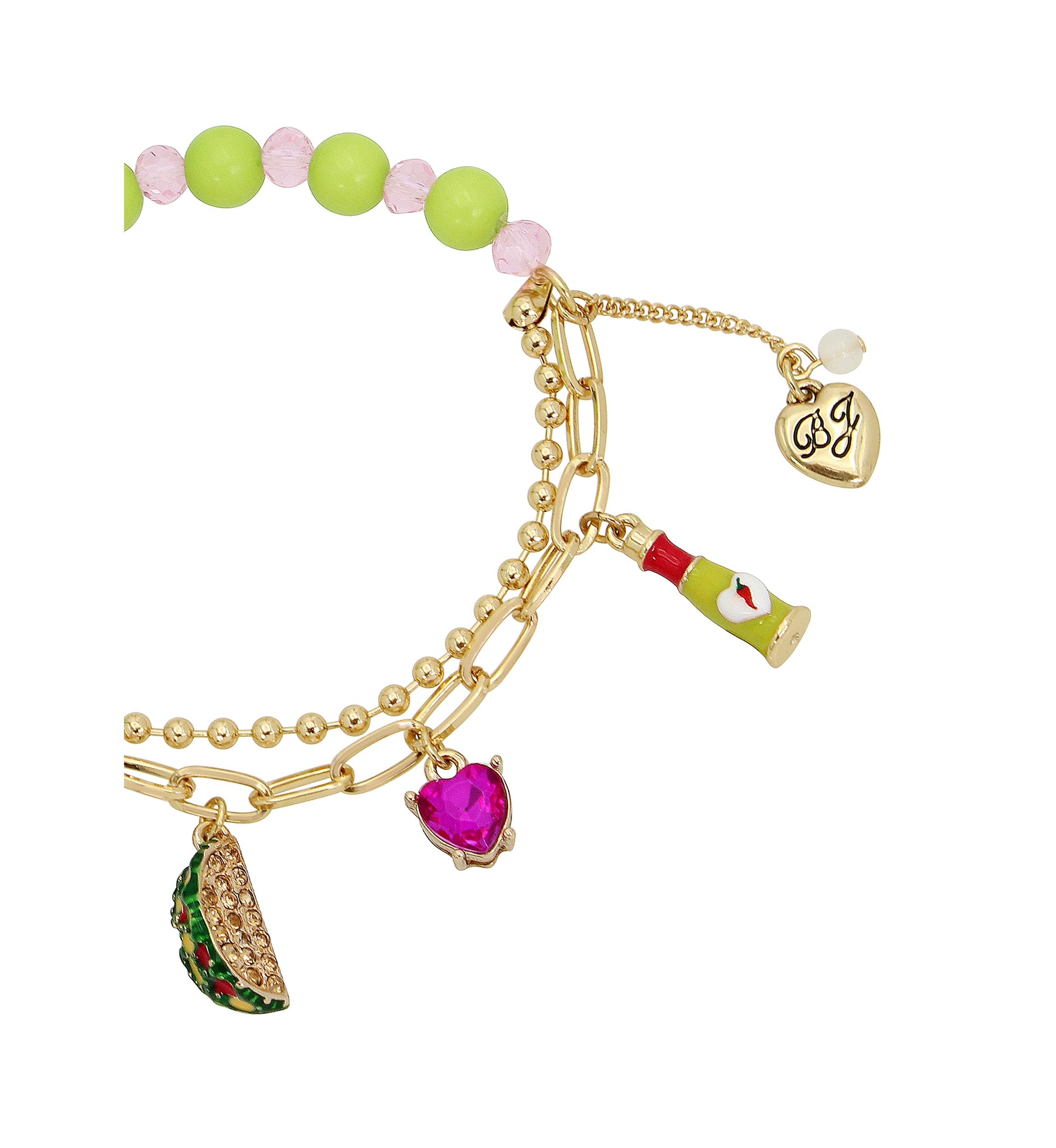 Taco Charm Stretch Bracelet