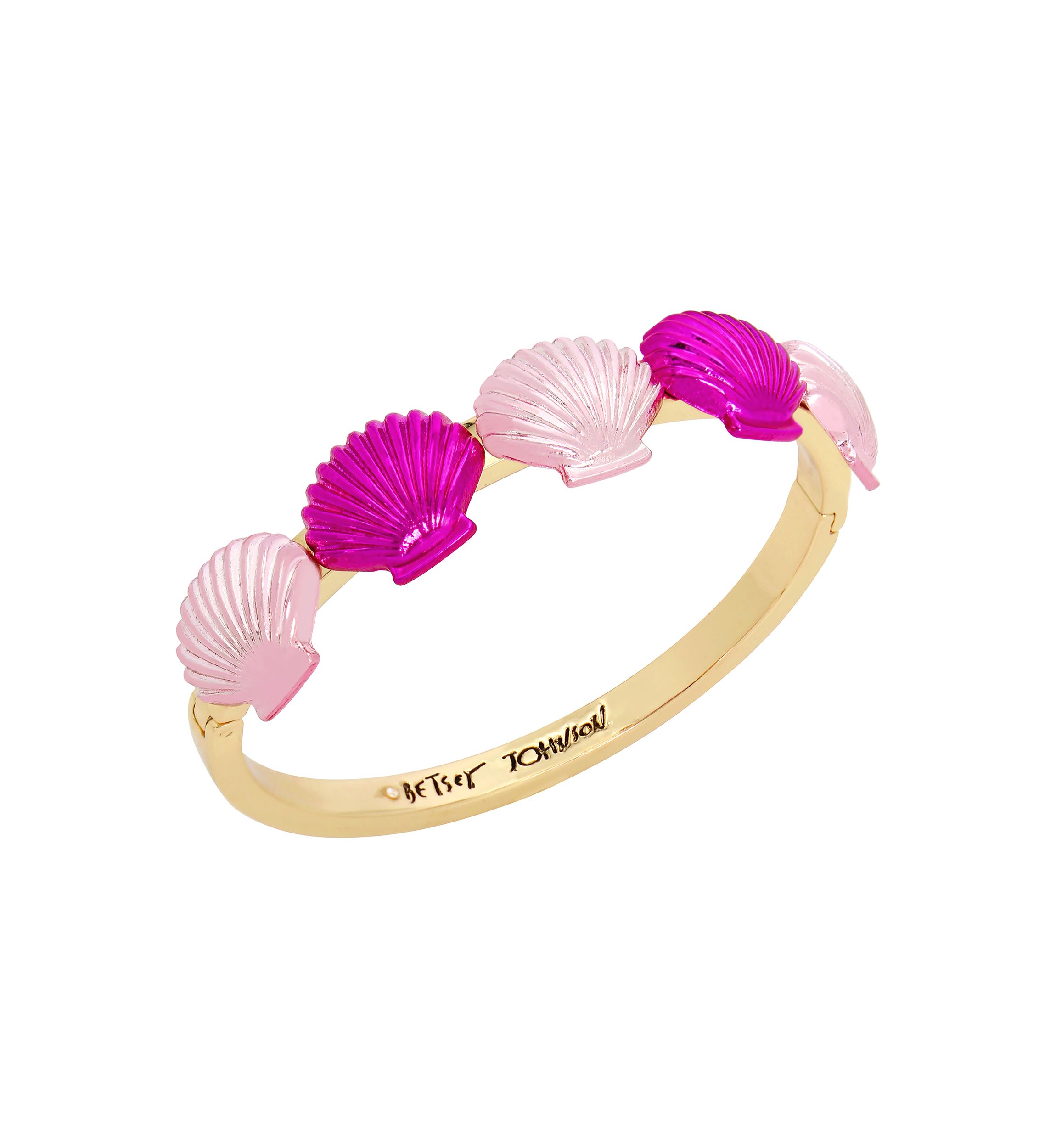 Seashell Bangle Bracelet