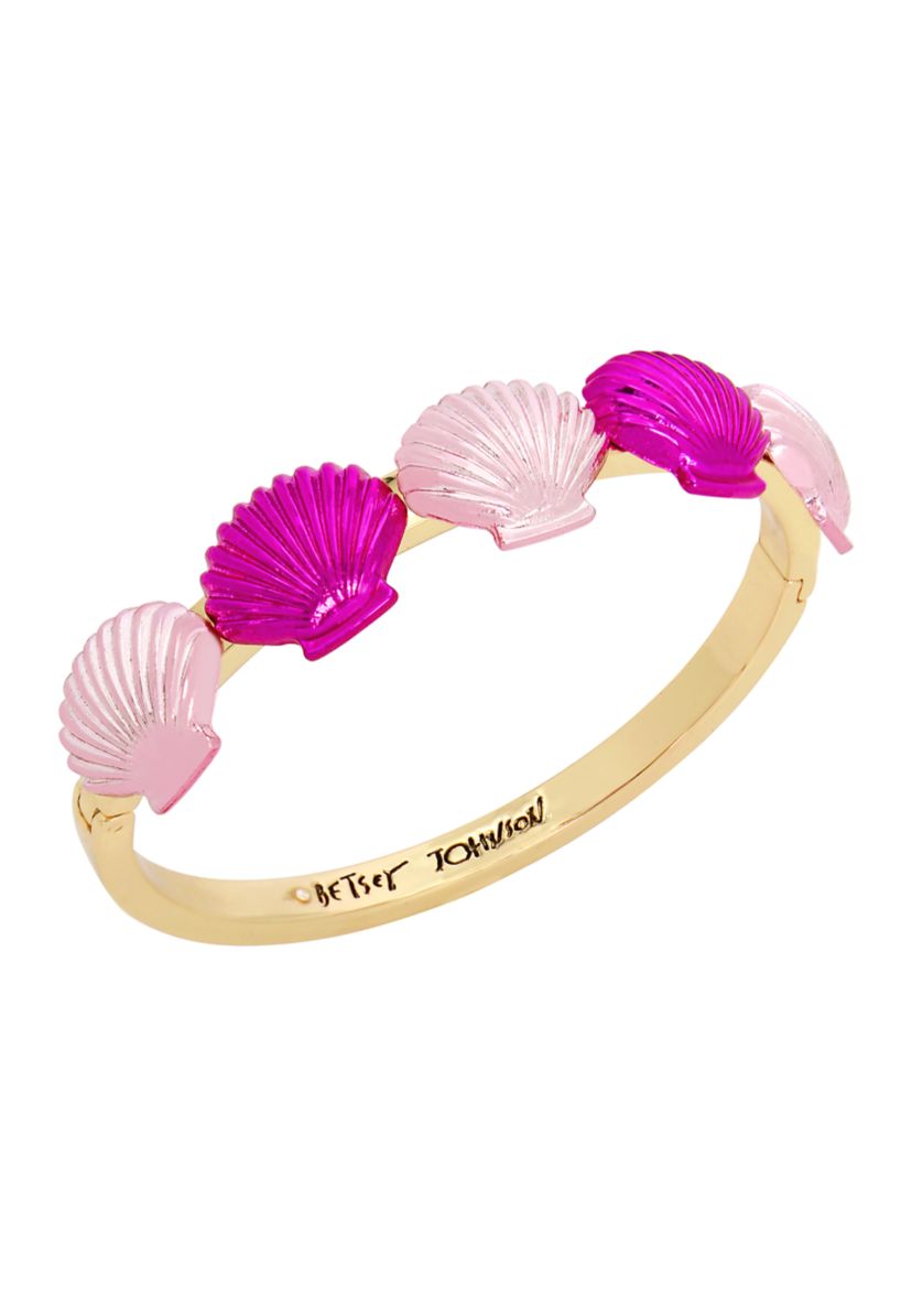 Seashell Bangle Bracelet