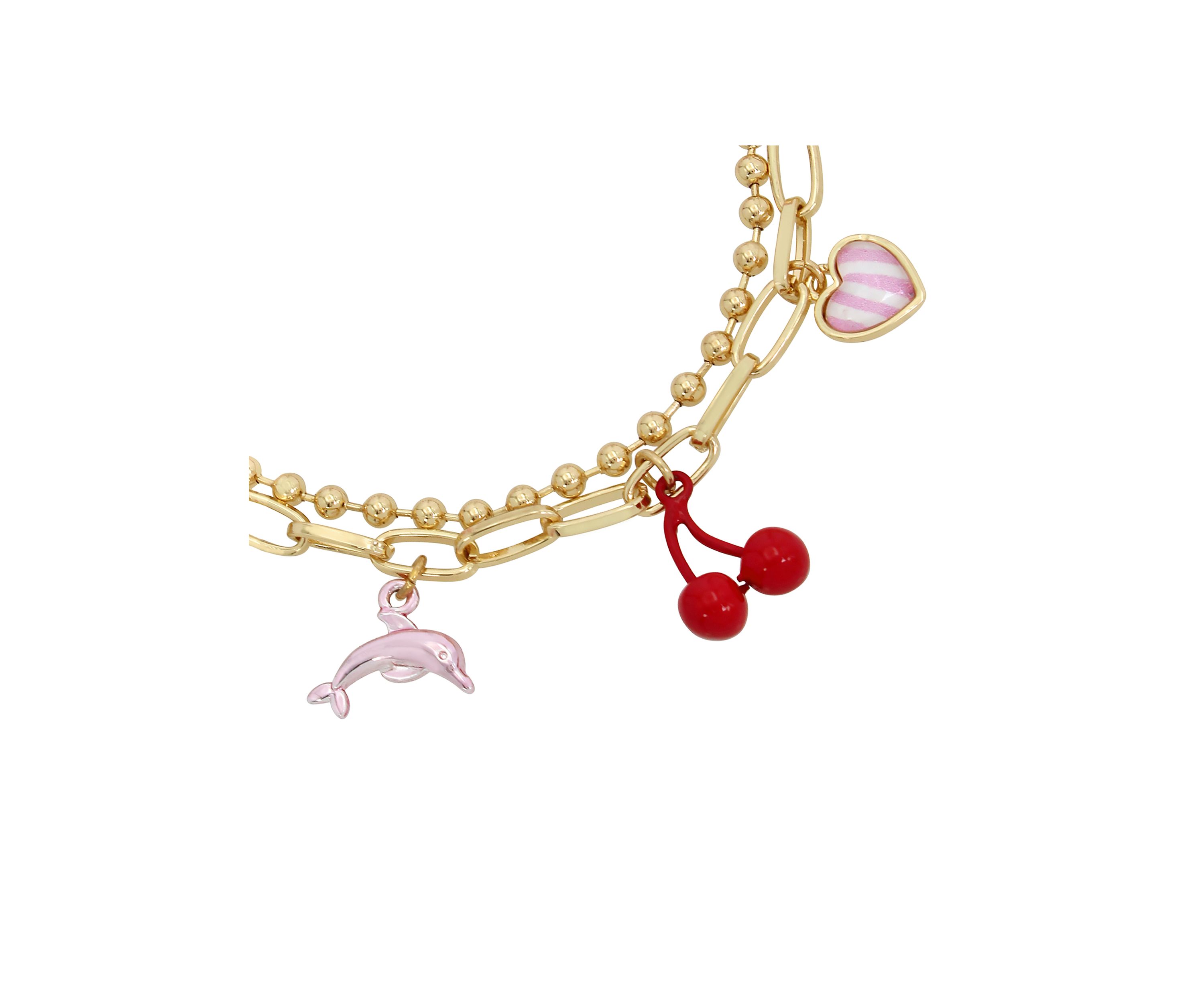 Dolphin Charm Stretch Bracelet