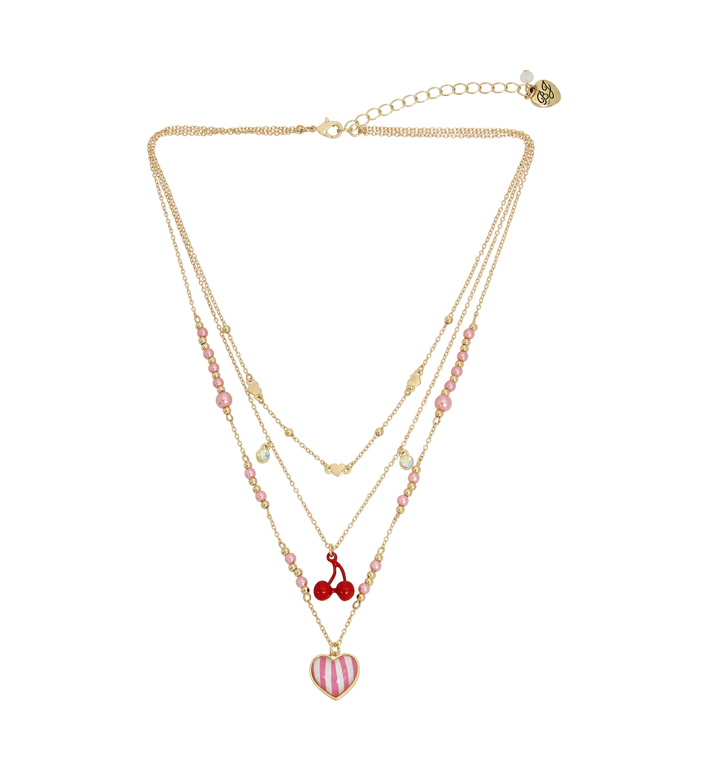 Heart Charm Layered Necklace