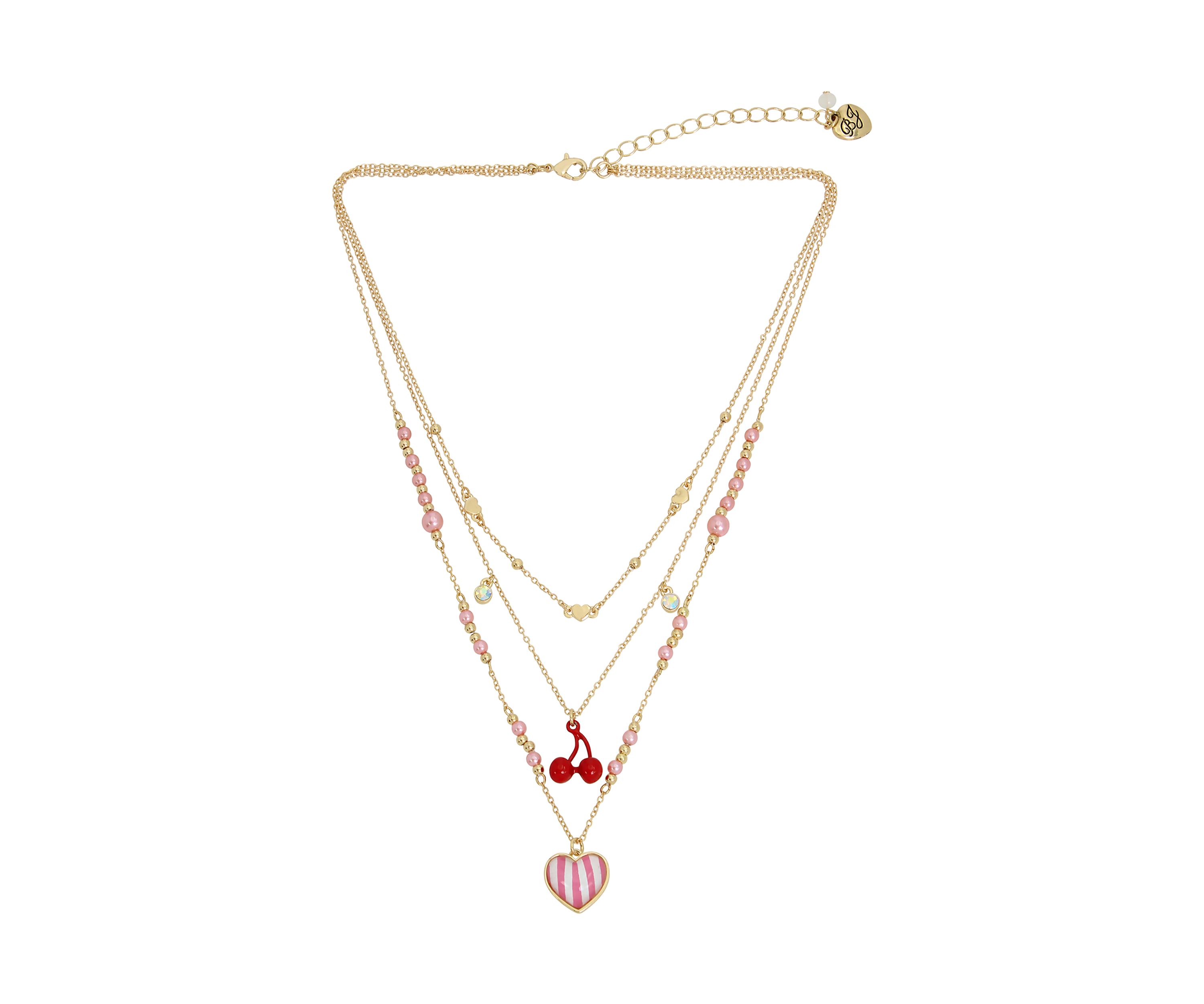 Heart Charm Layered Necklace