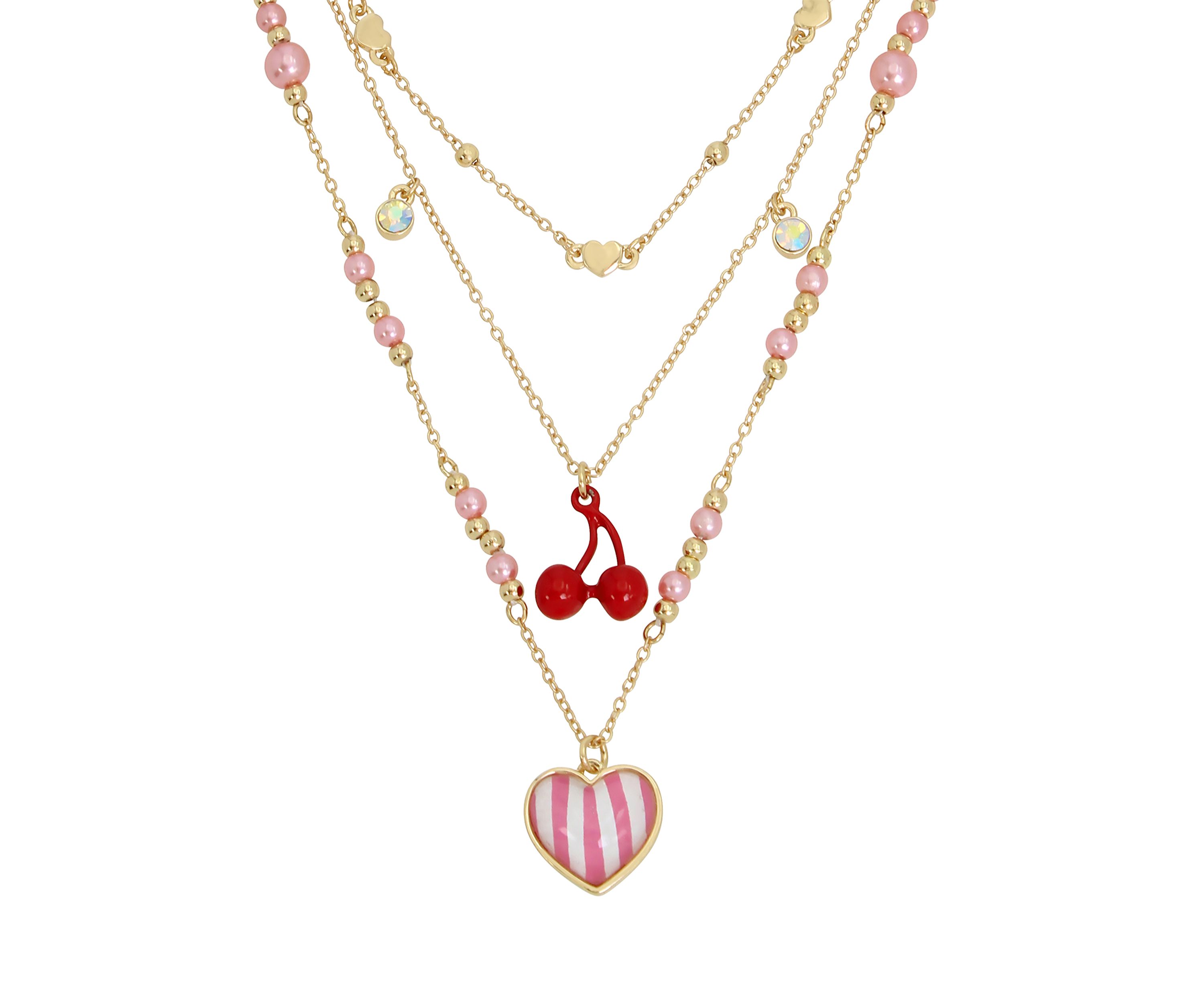 Heart Charm Layered Necklace