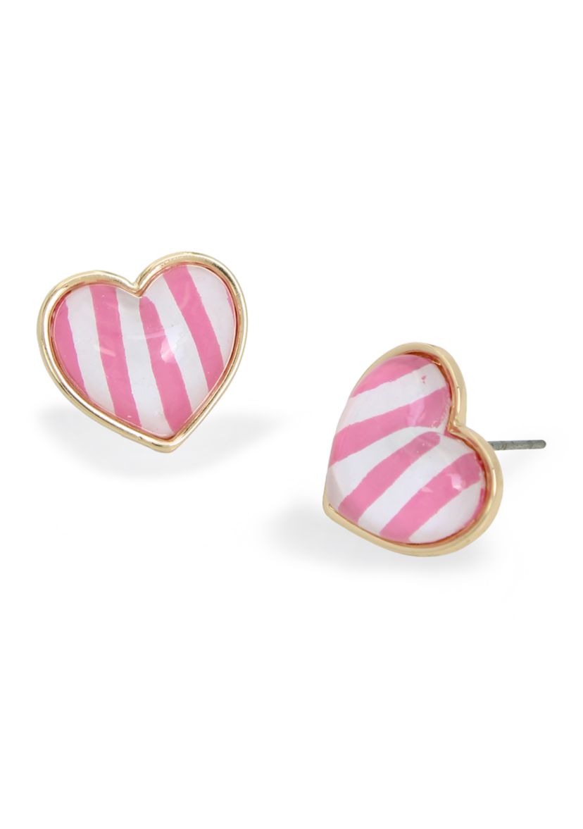 Heart Stud Earrings