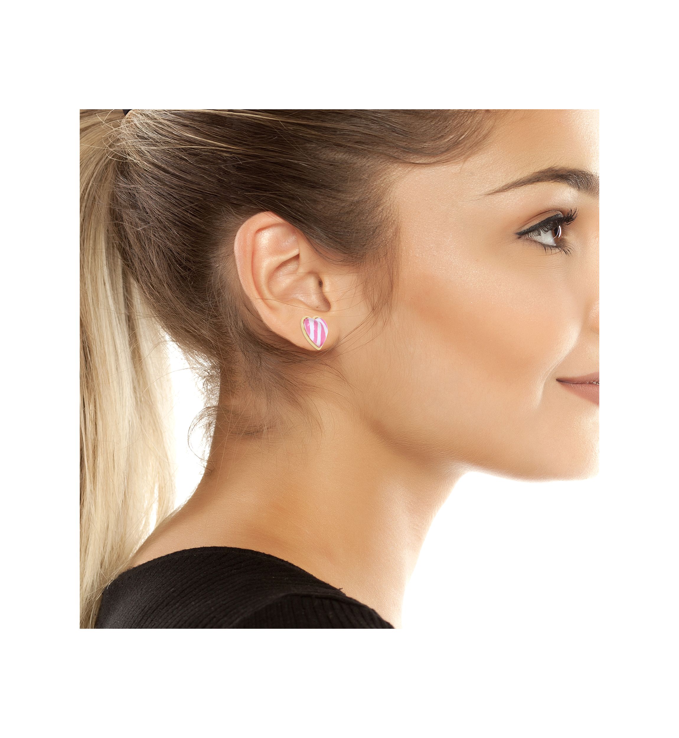 Heart Stud Earrings