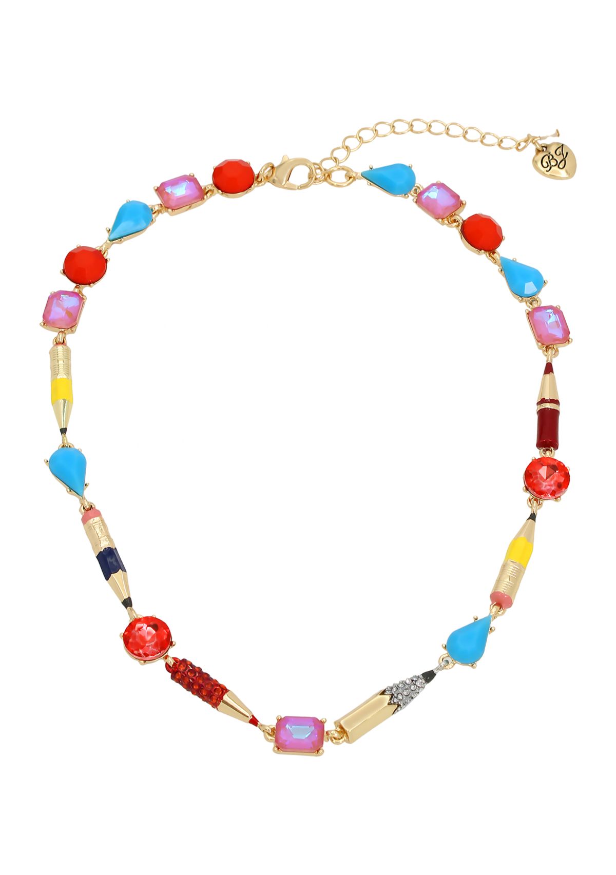 Back to School Pencil Collar Necklace