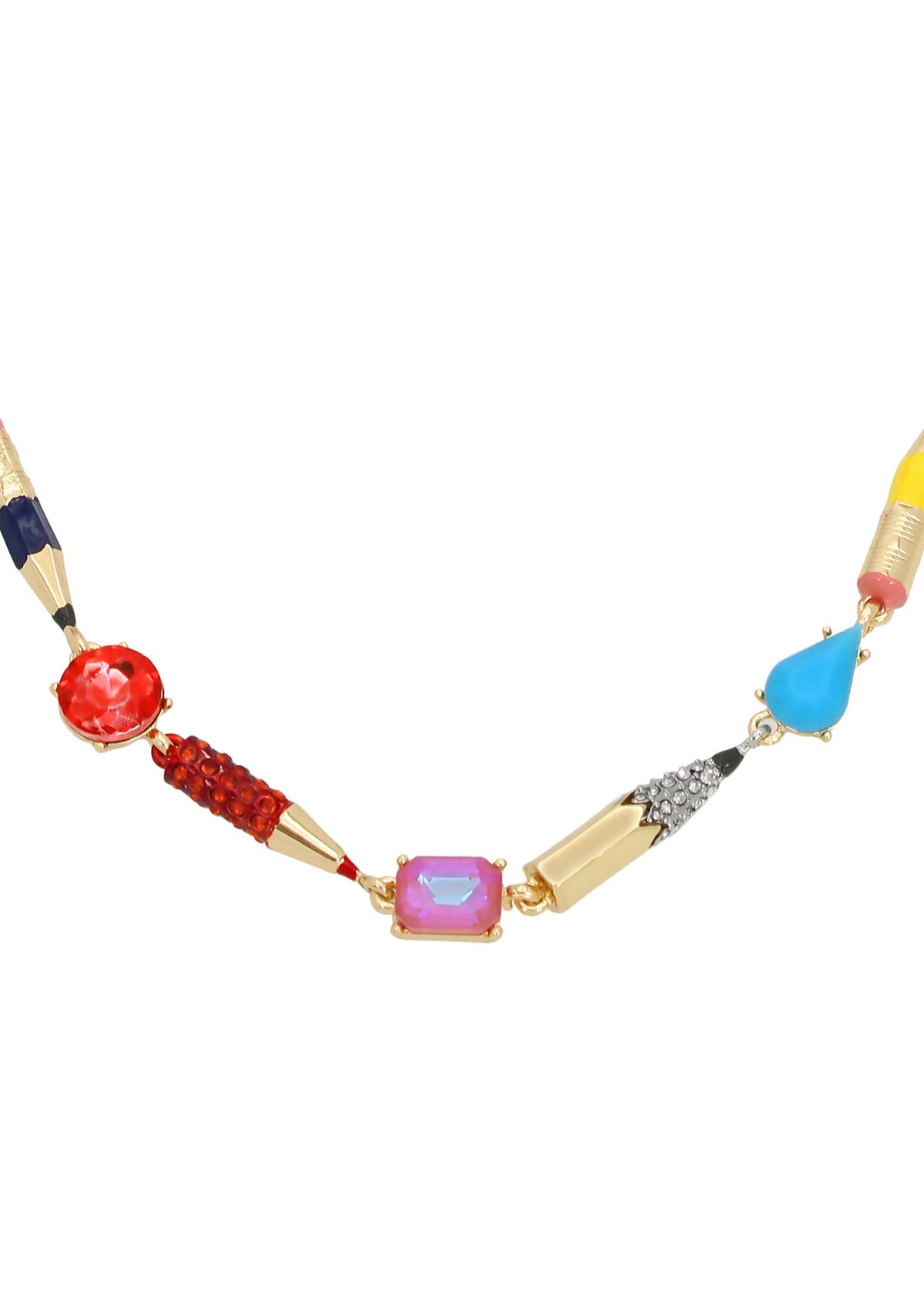 Back to School Pencil Collar Necklace