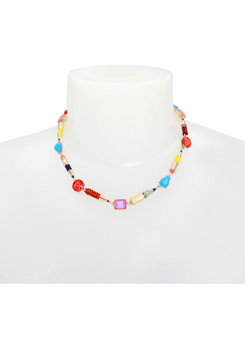 Back to School Pencil Collar Necklace