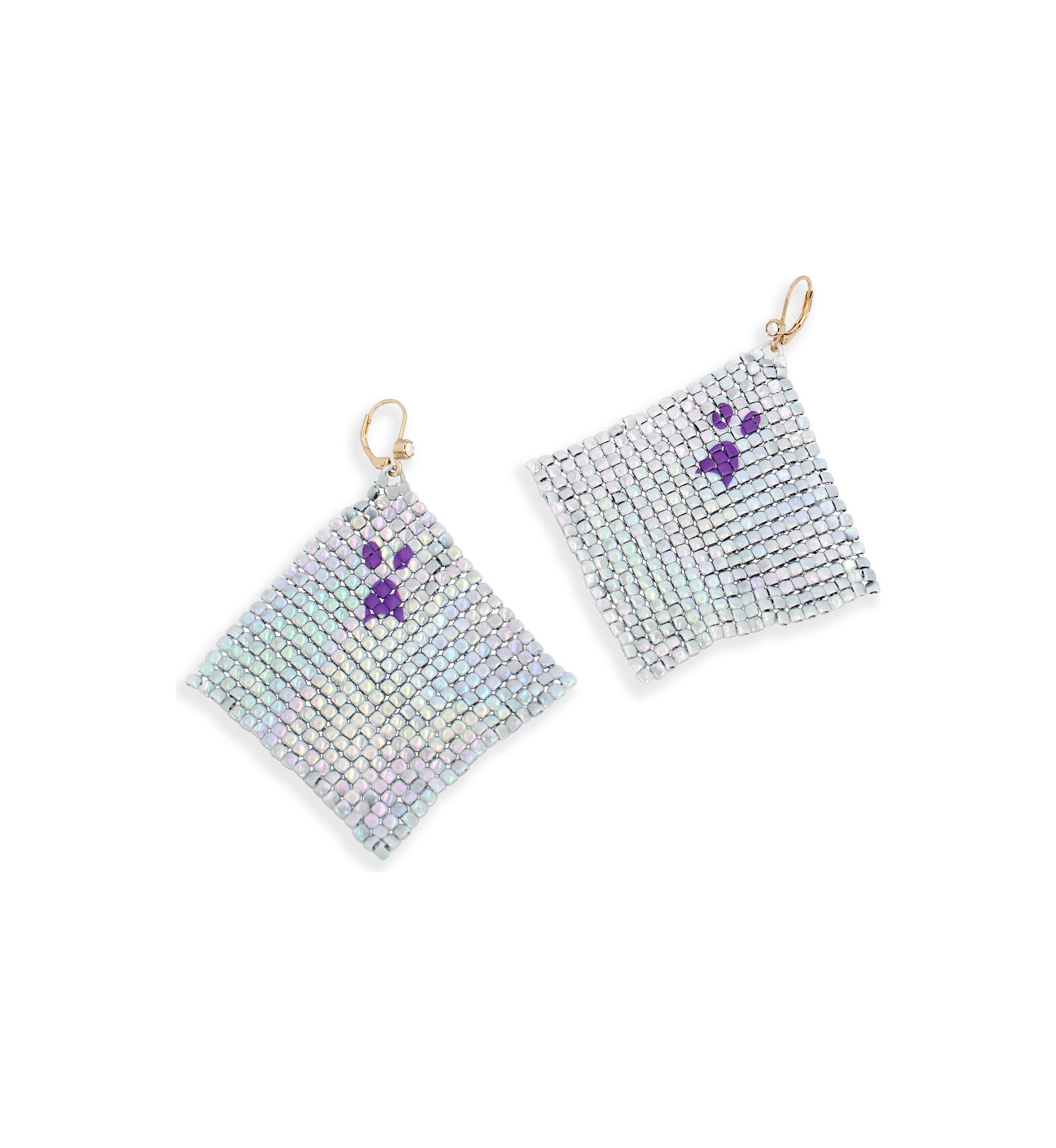 Ghost Chainmail Chandelier Earrings