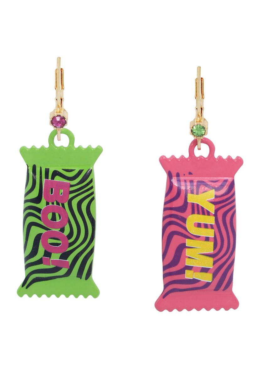 Candy Mismatch Drop Earrings
