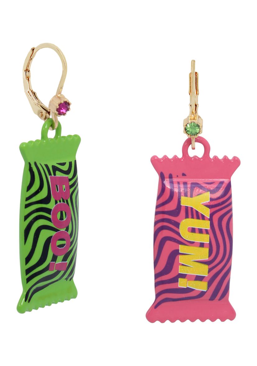 Candy Mismatch Drop Earrings