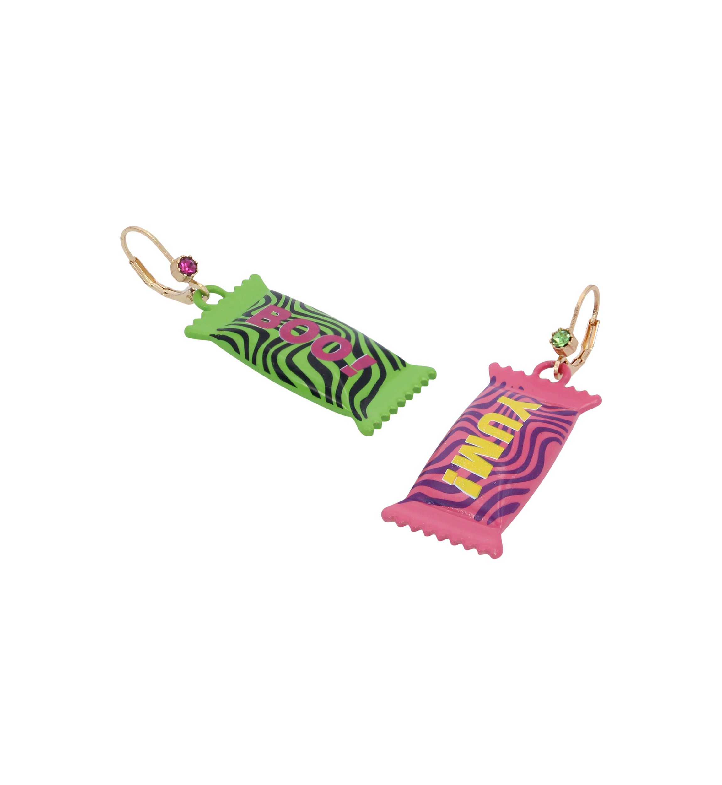 Candy Mismatch Drop Earrings