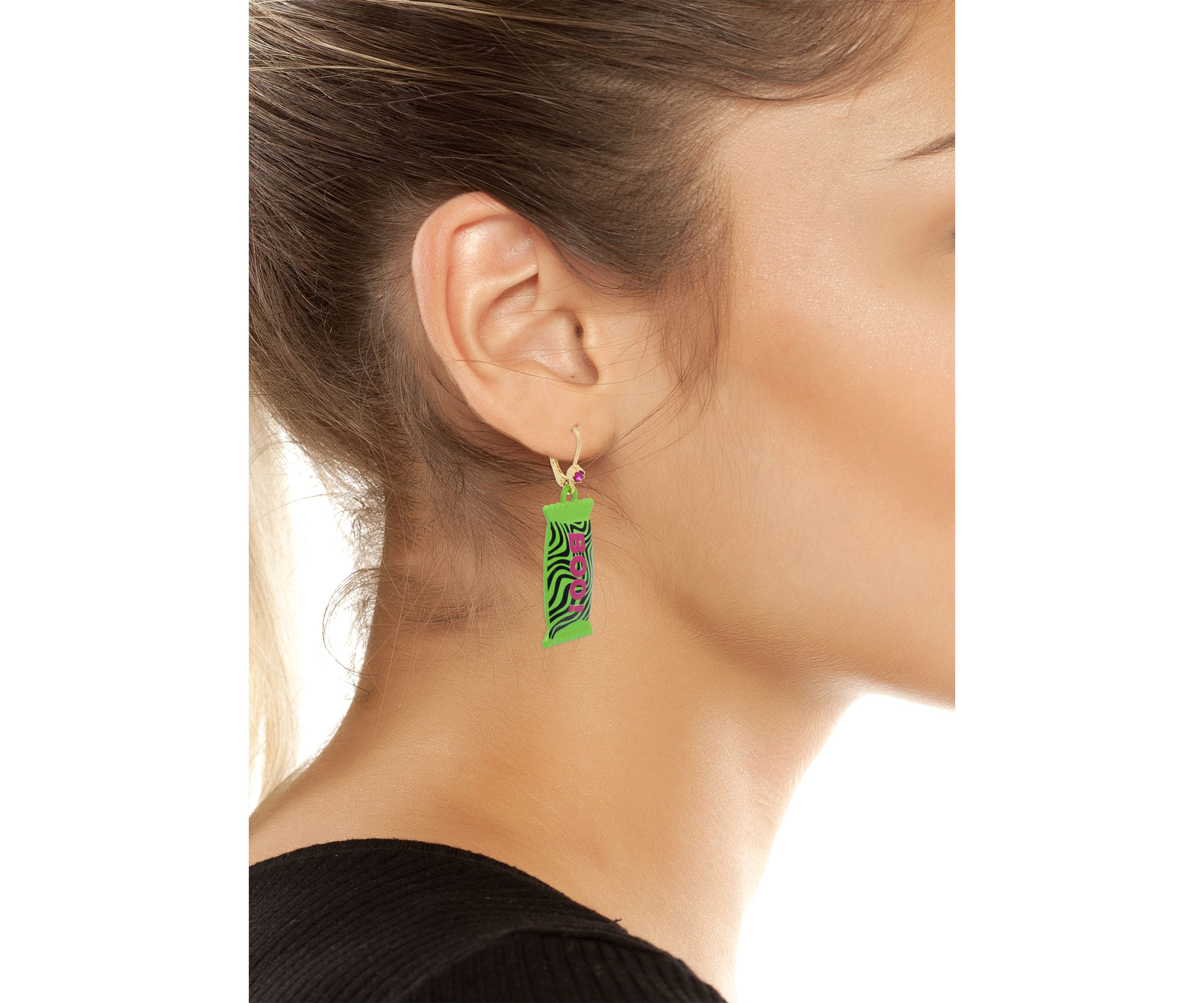 Candy Mismatch Drop Earrings