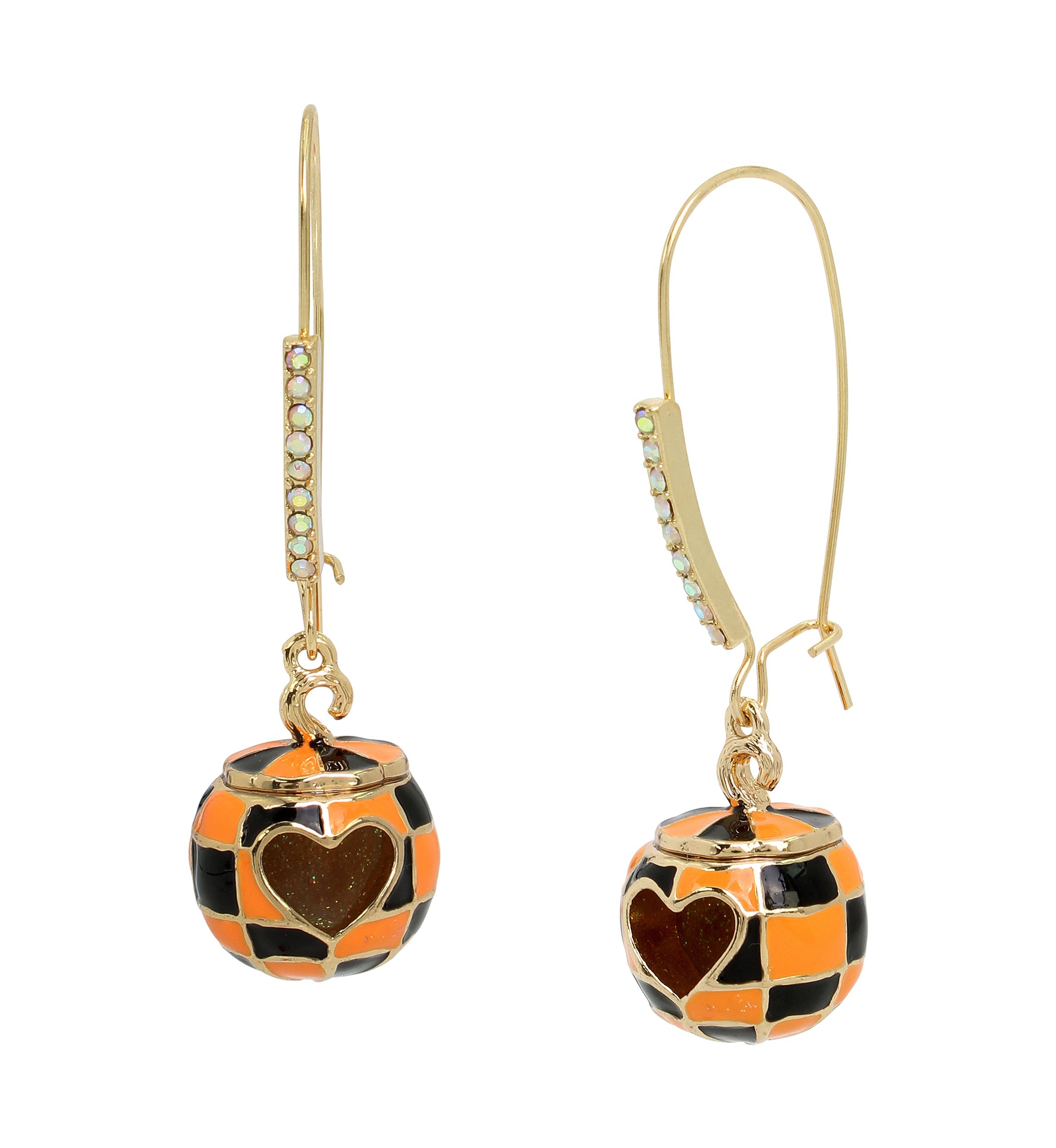 Pumpkin Dangle Earrings