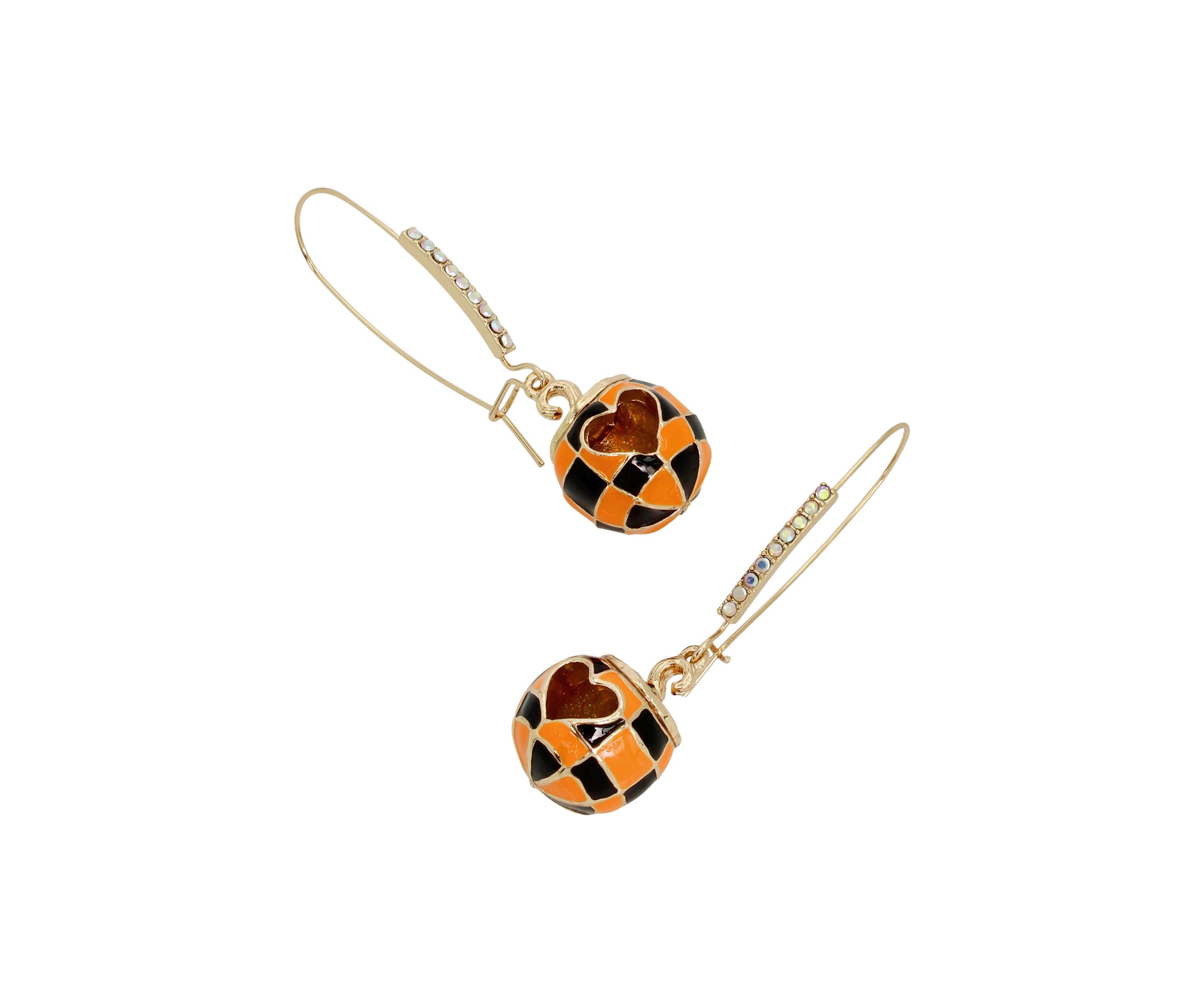 Pumpkin Dangle Earrings