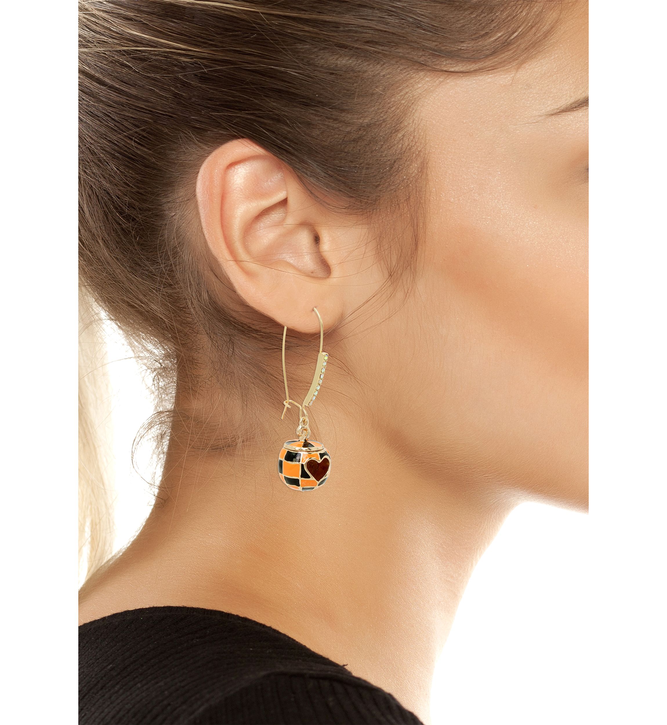 Pumpkin Dangle Earrings