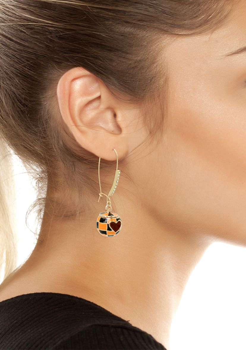 Pumpkin Dangle Earrings