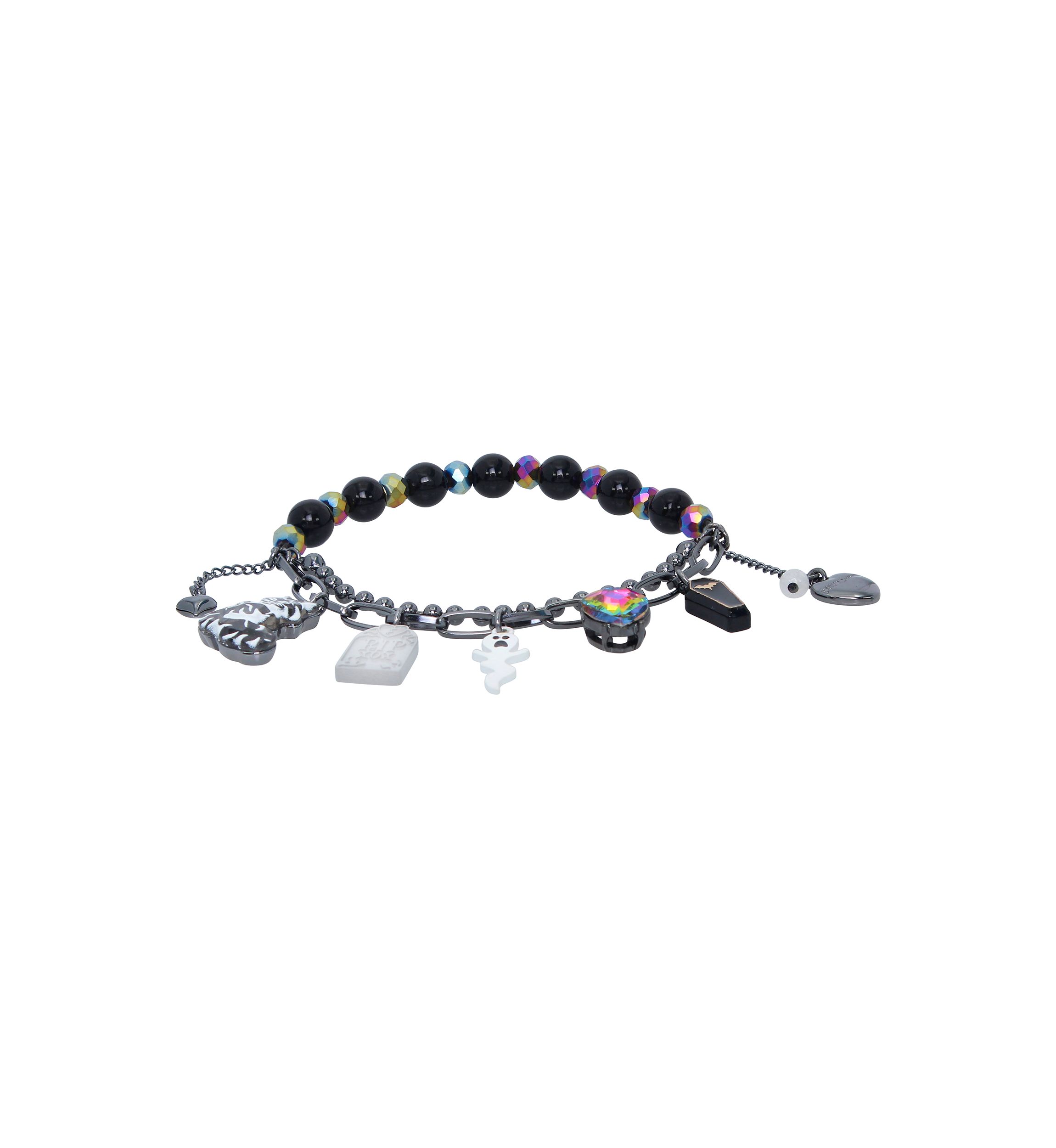 Ghost Charm Stretch Bracelet