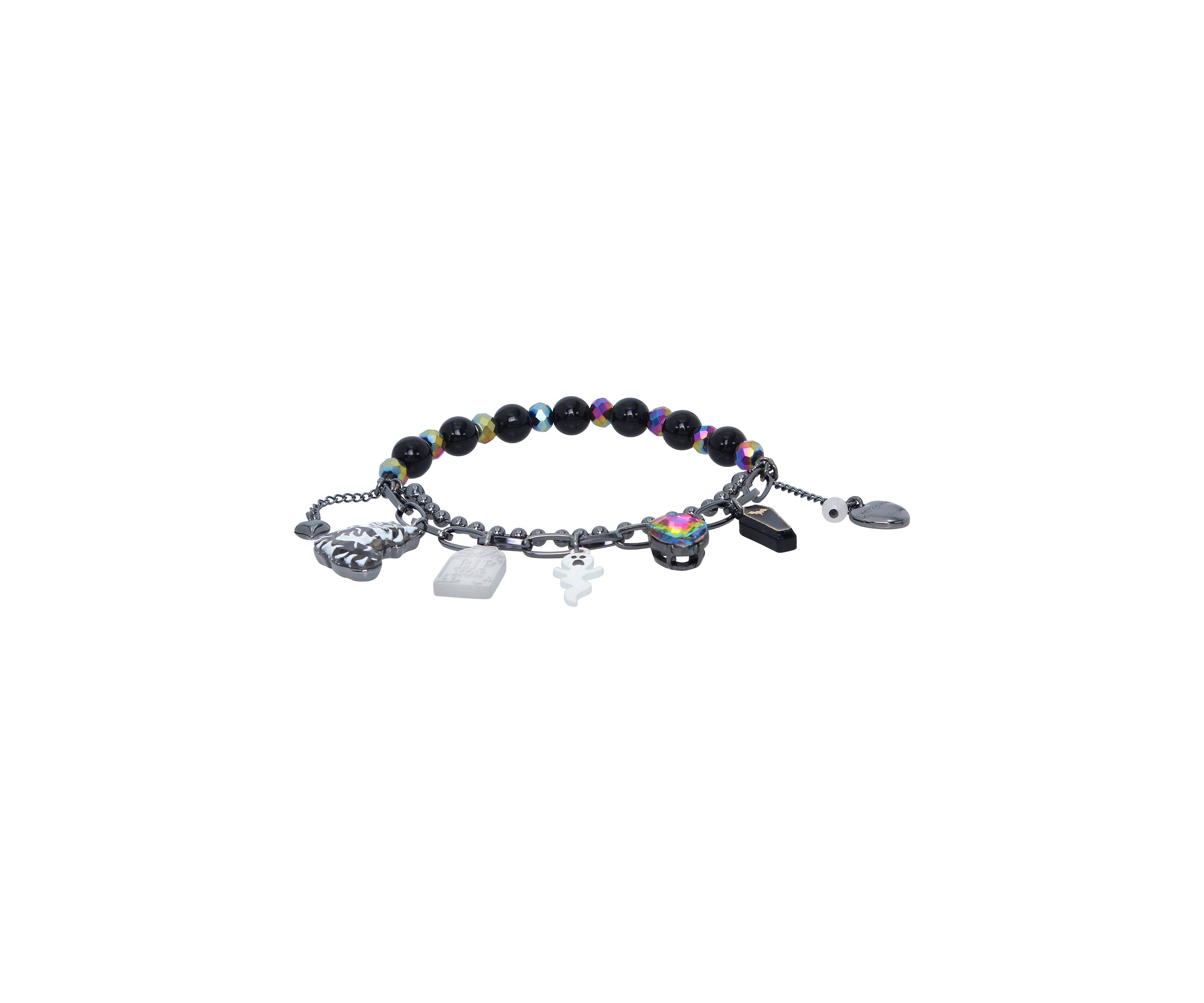 Ghost Charm Stretch Bracelet