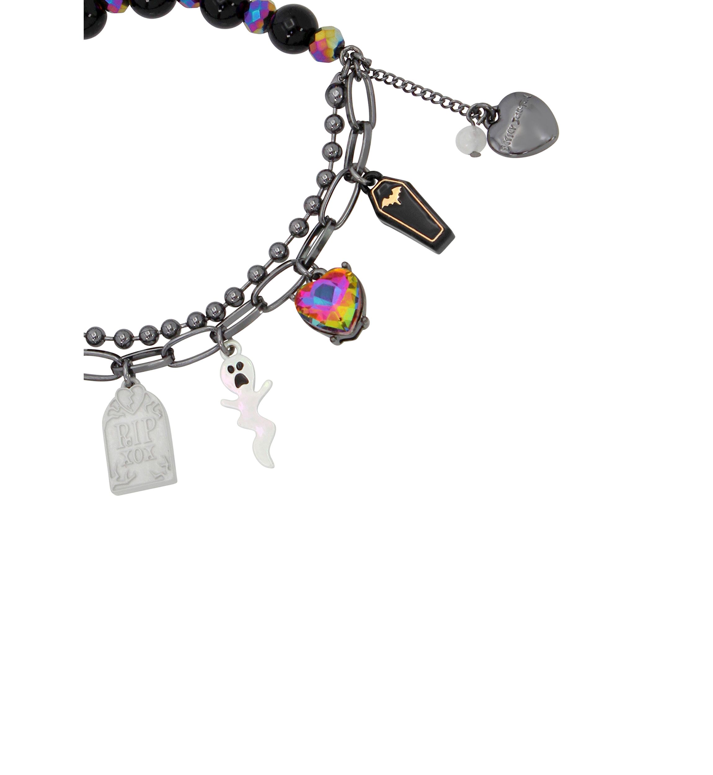 Ghost Charm Stretch Bracelet