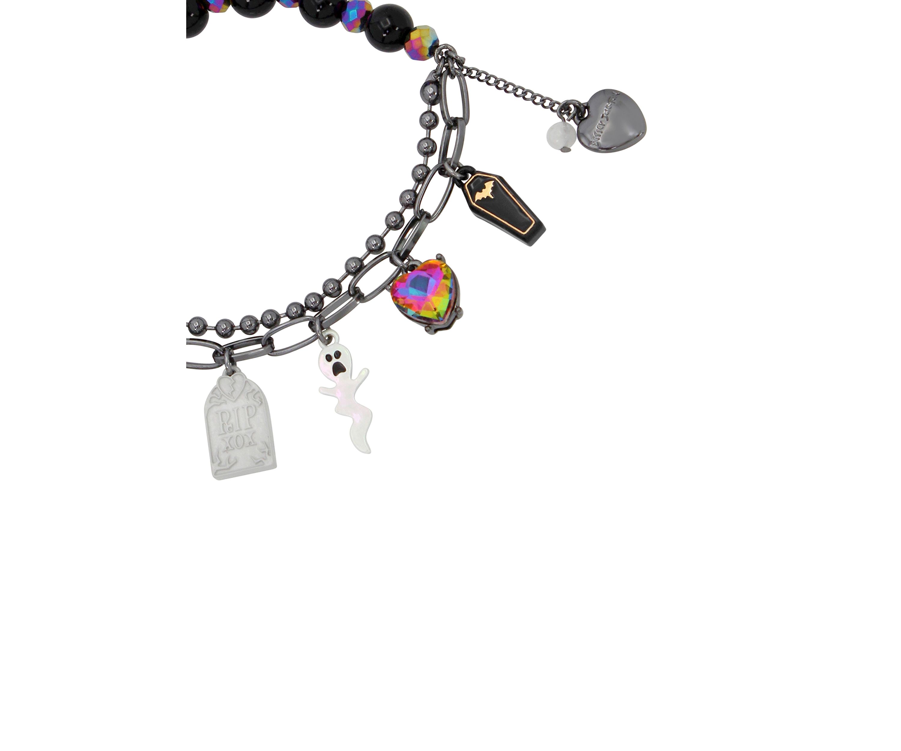 Ghost Charm Stretch Bracelet