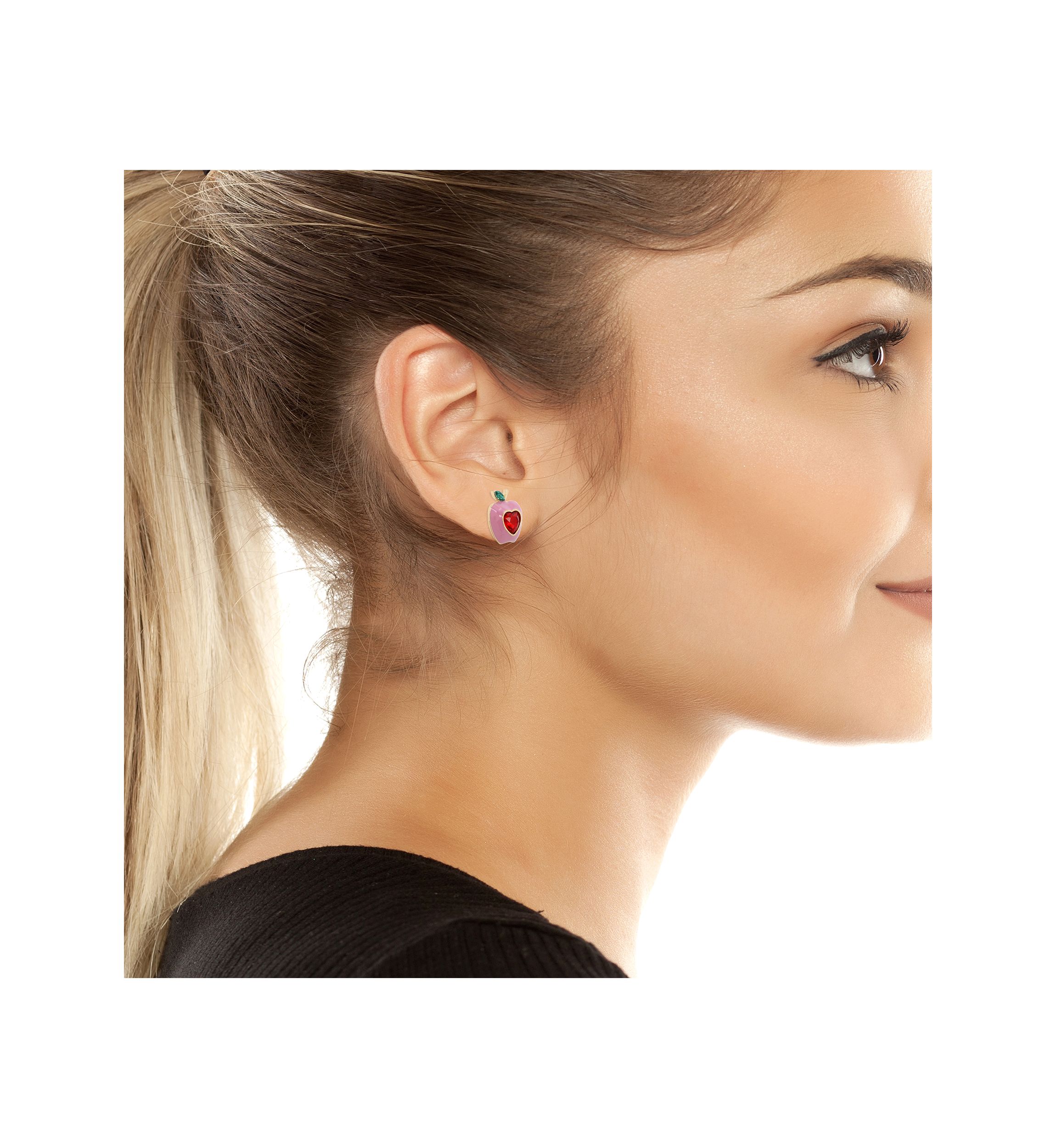 Apple Stud Earrings