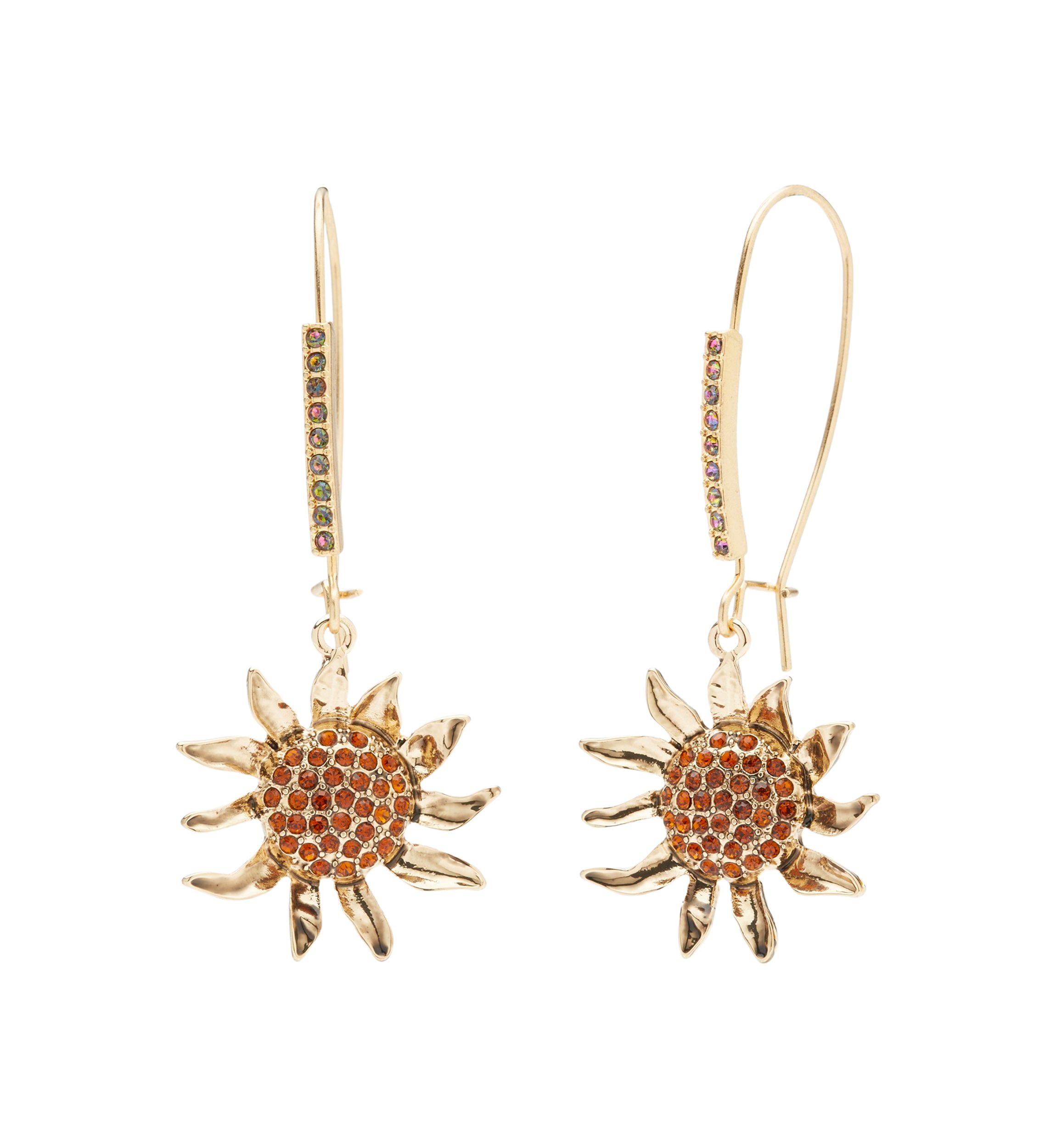 Sunflower Dangle Earrings