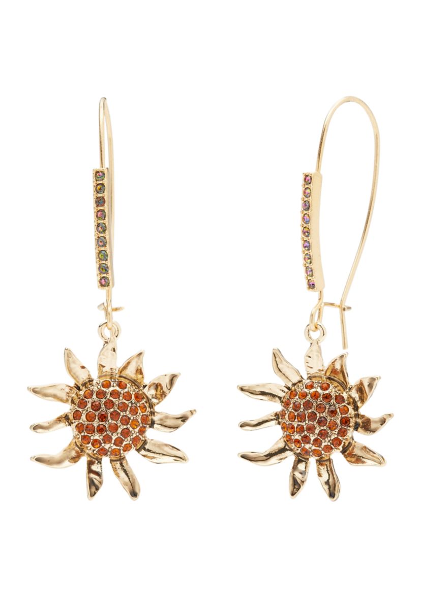 Sunflower Dangle Earrings