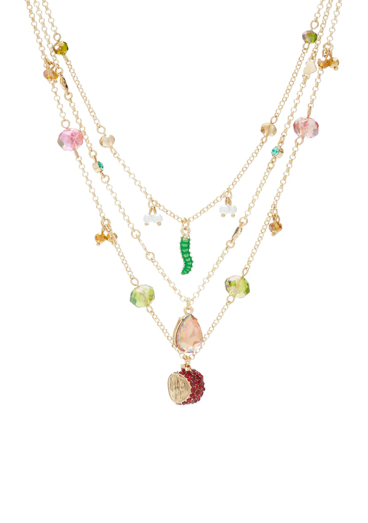 Autumn Charm Layered Necklace