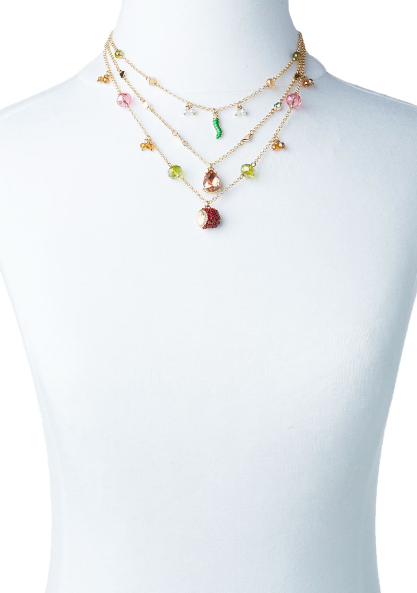 Autumn Charm Layered Necklace