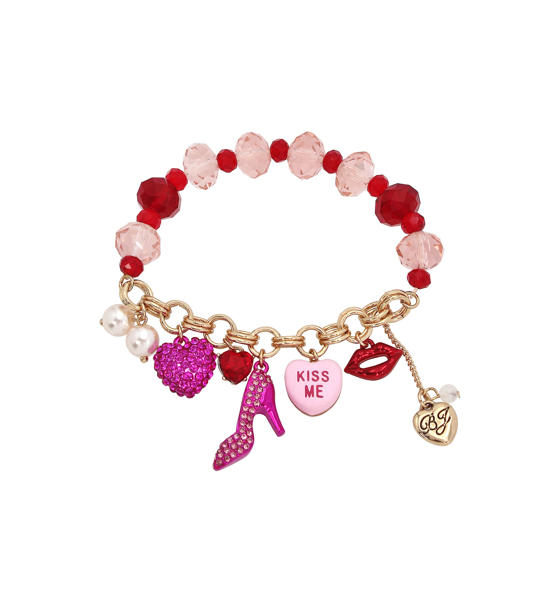 Sweetheart Charm Stretch Bracelet