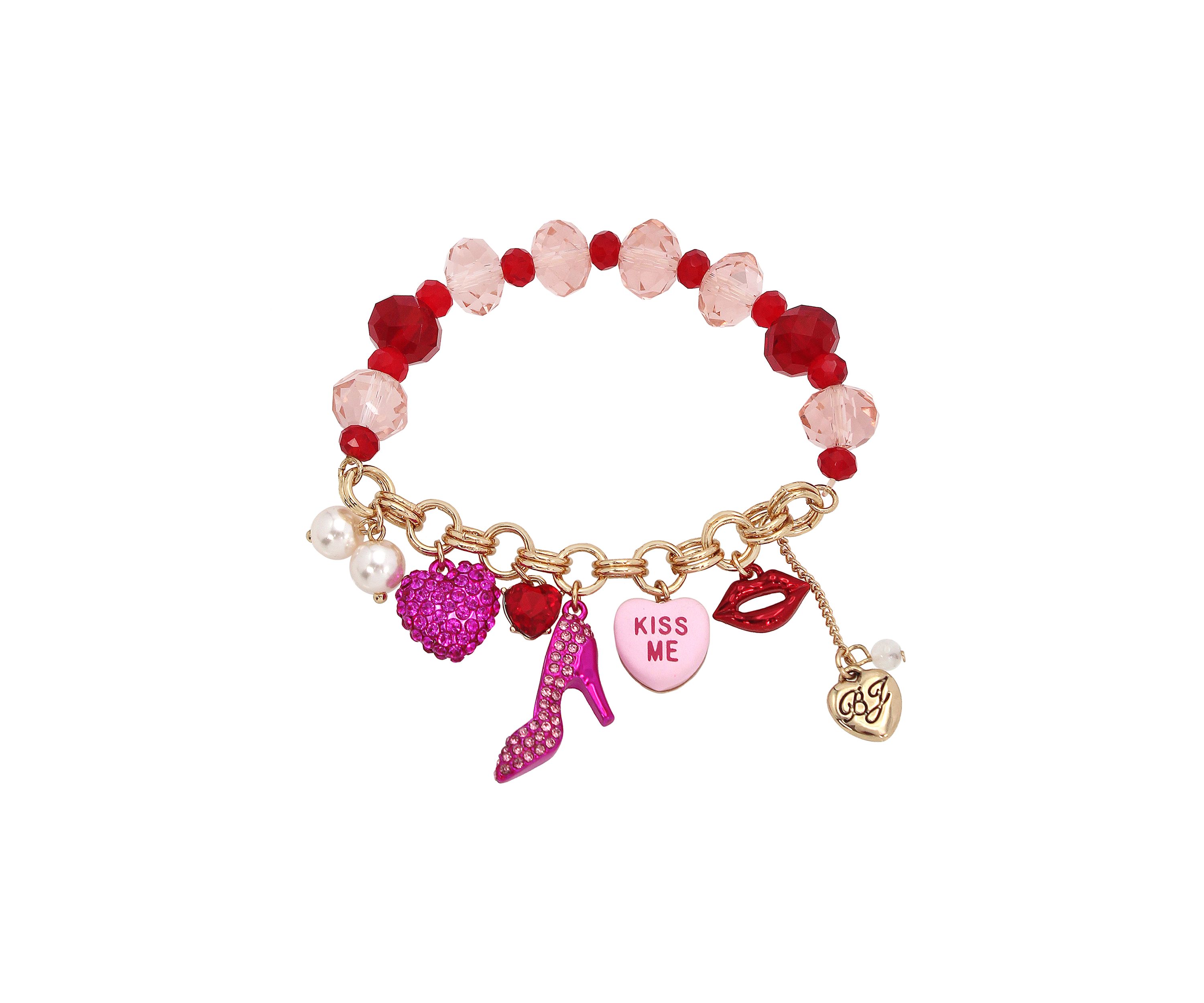 Sweetheart Charm Stretch Bracelet