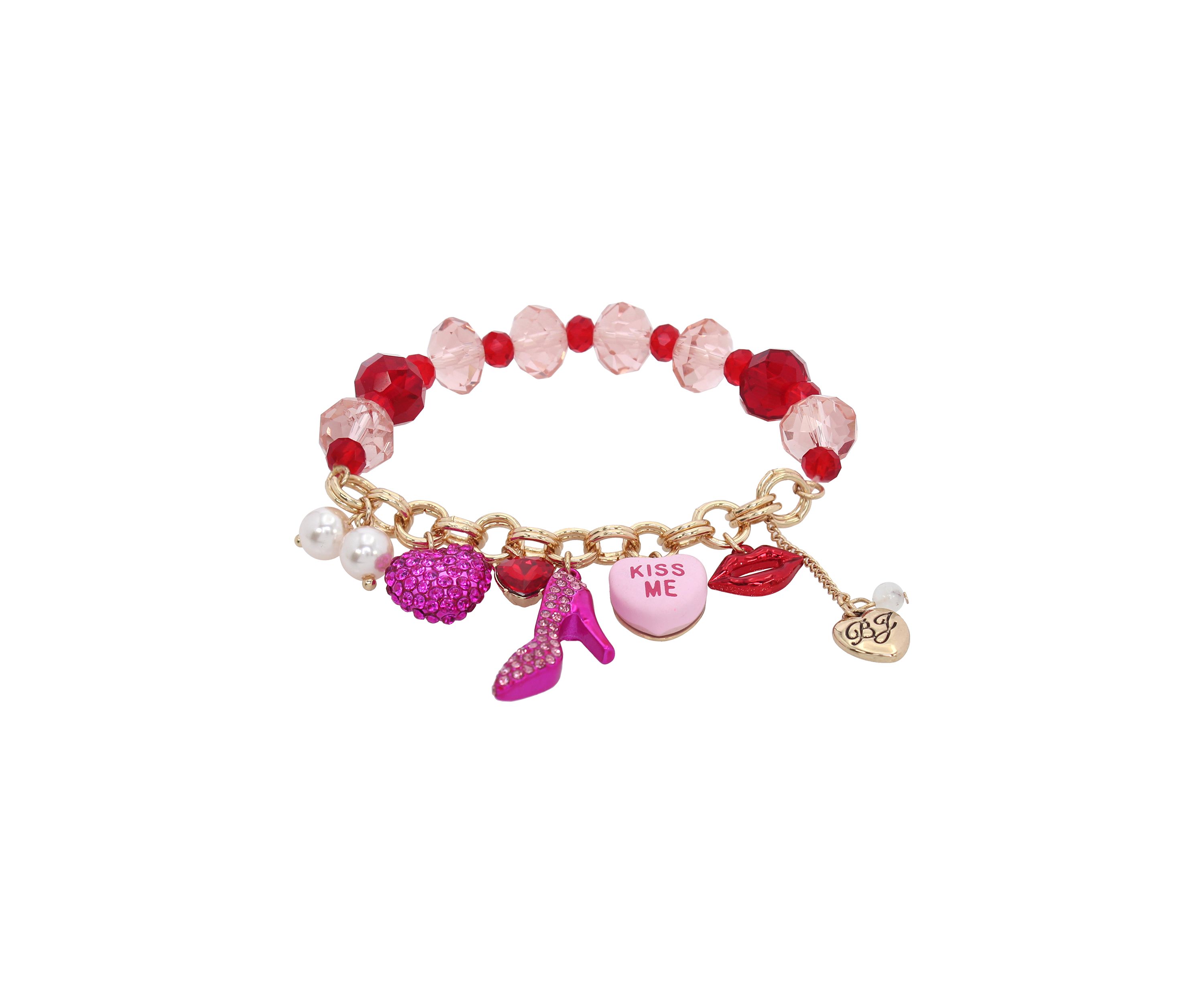 Sweetheart Charm Stretch Bracelet