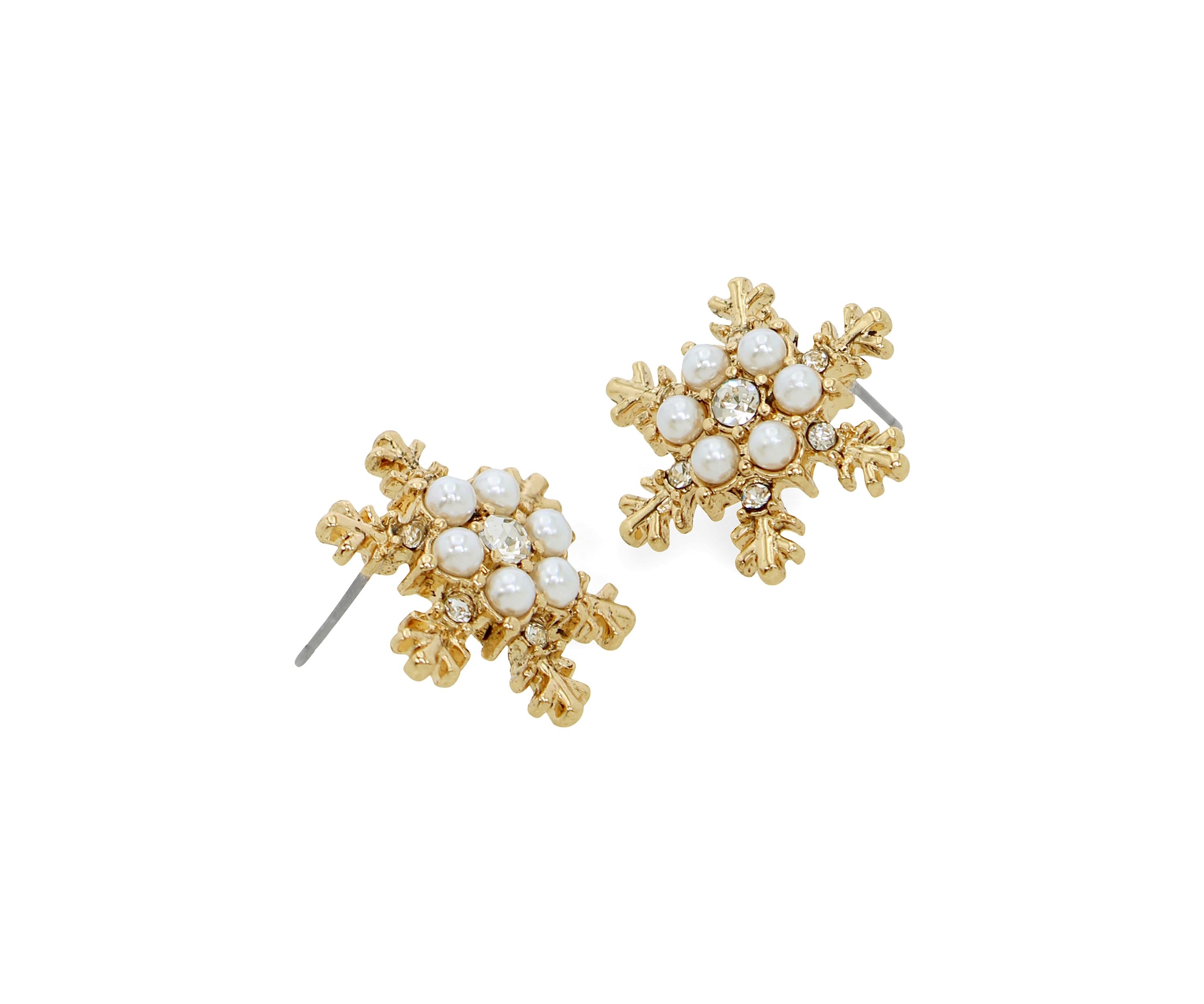 Snowflake Stud Earrings