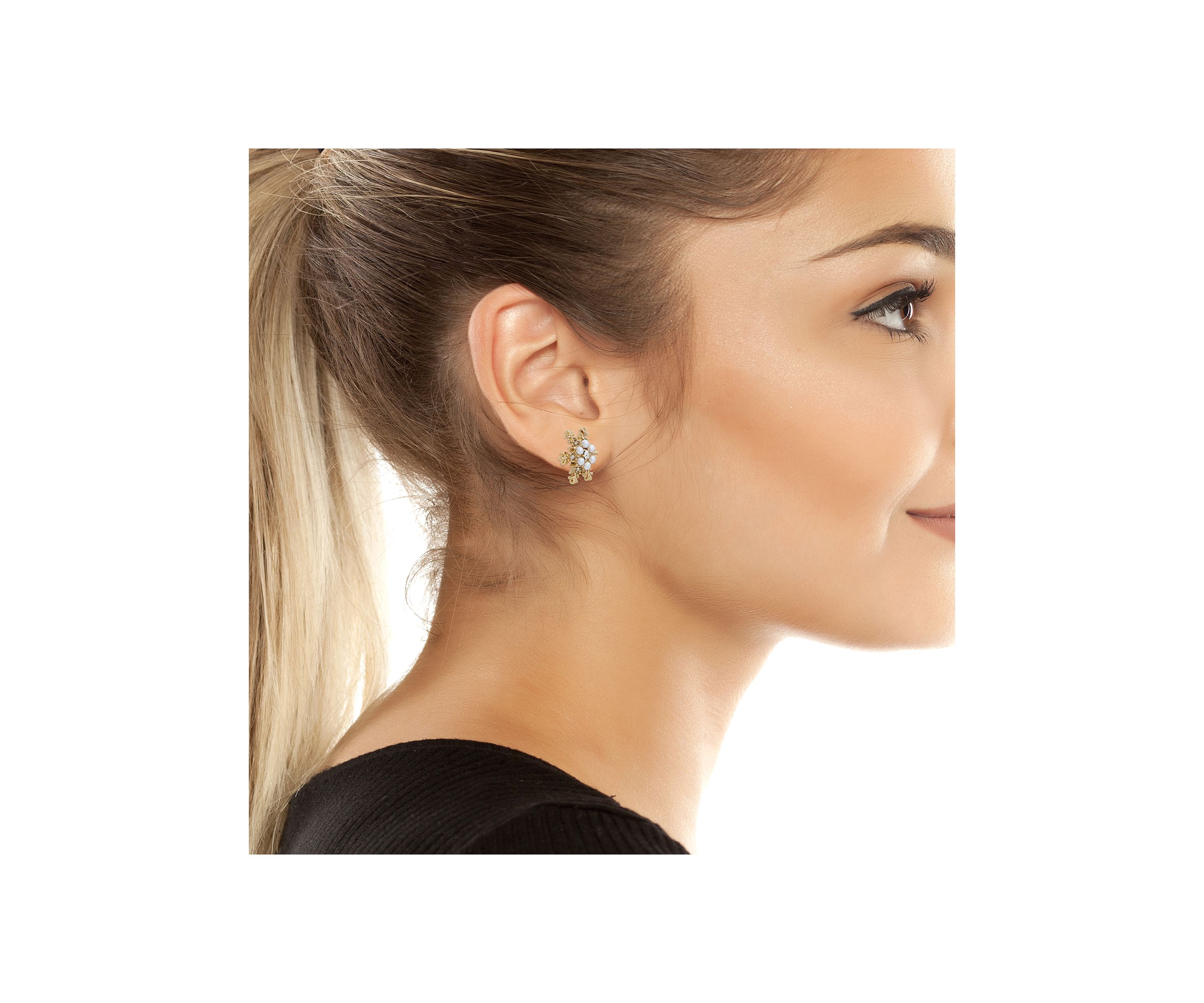 Snowflake Stud Earrings