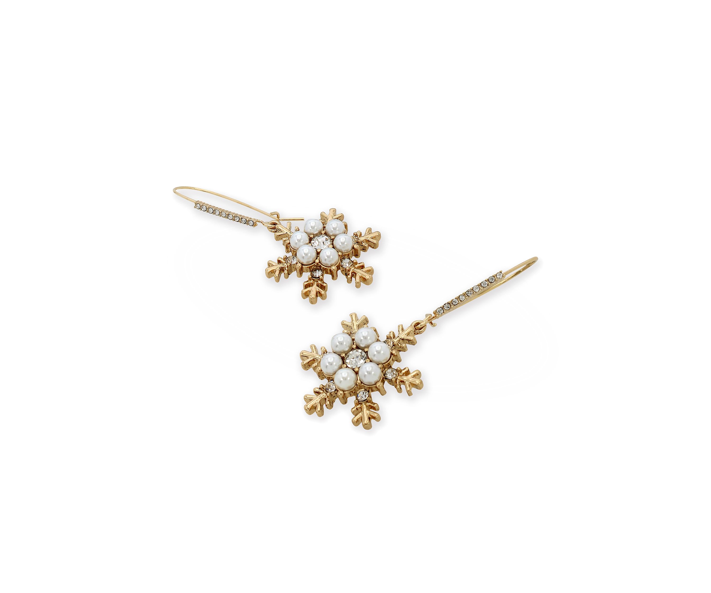 Snowflake Dangle Earrings