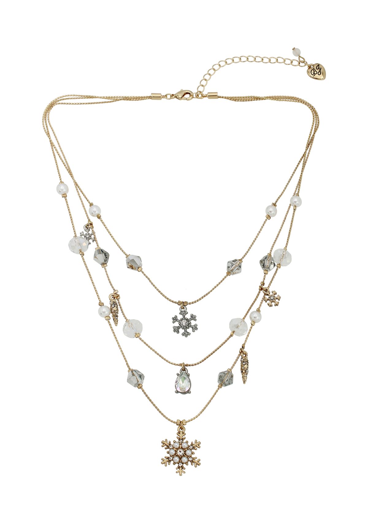 Snowflake Layered Necklace