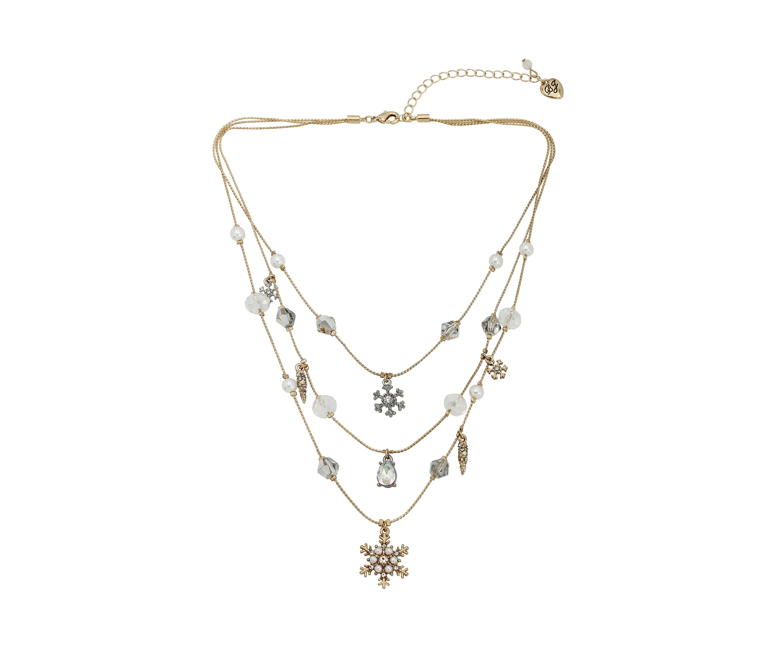 Snowflake Layered Necklace