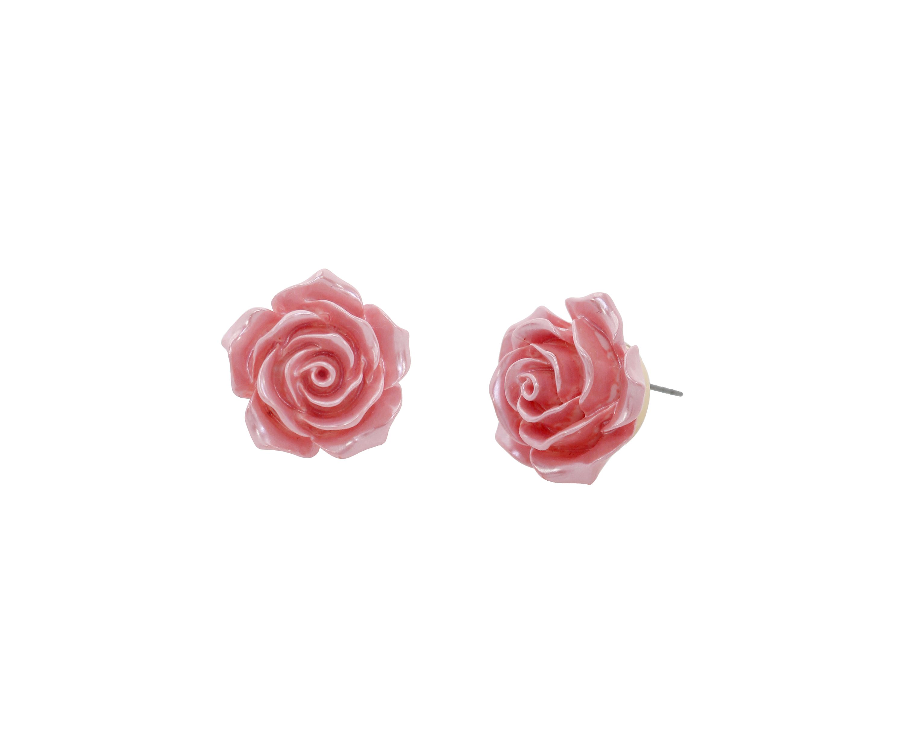 Sweetheart Rose Stud Earrings