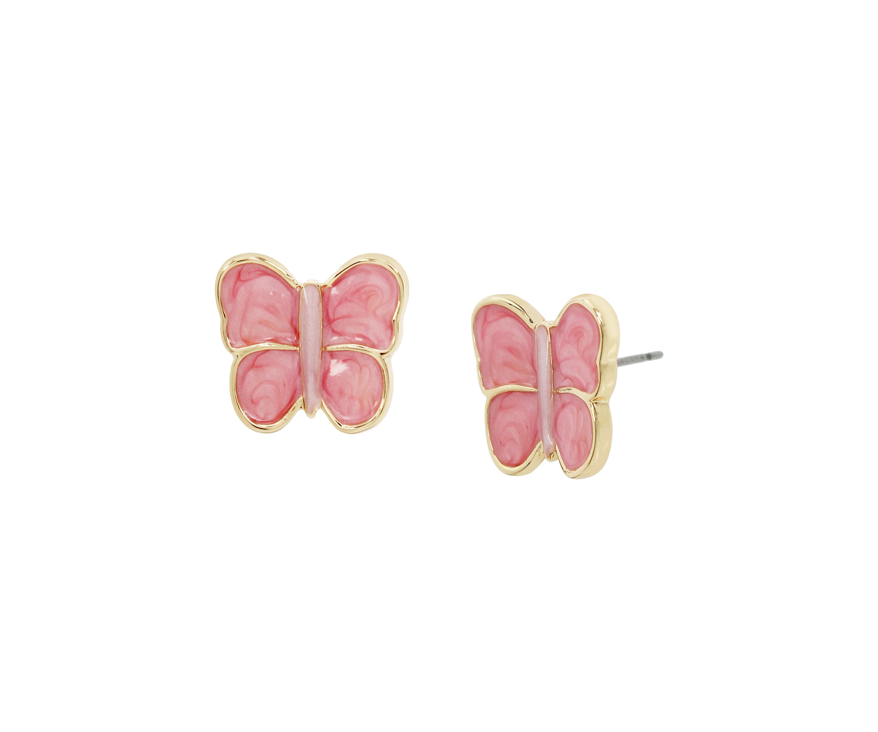 Sweetheart Butterfly Stud Earrings