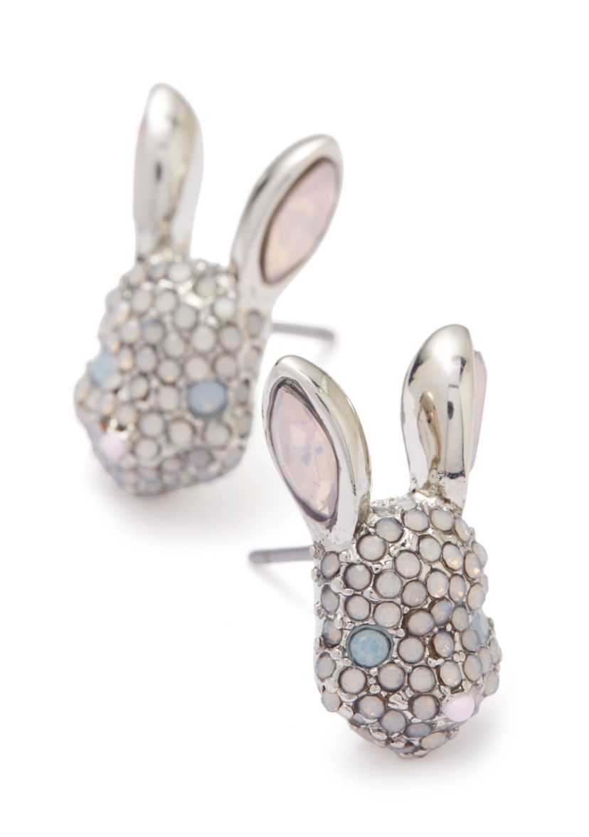 Spring Bunny Stud Earrings