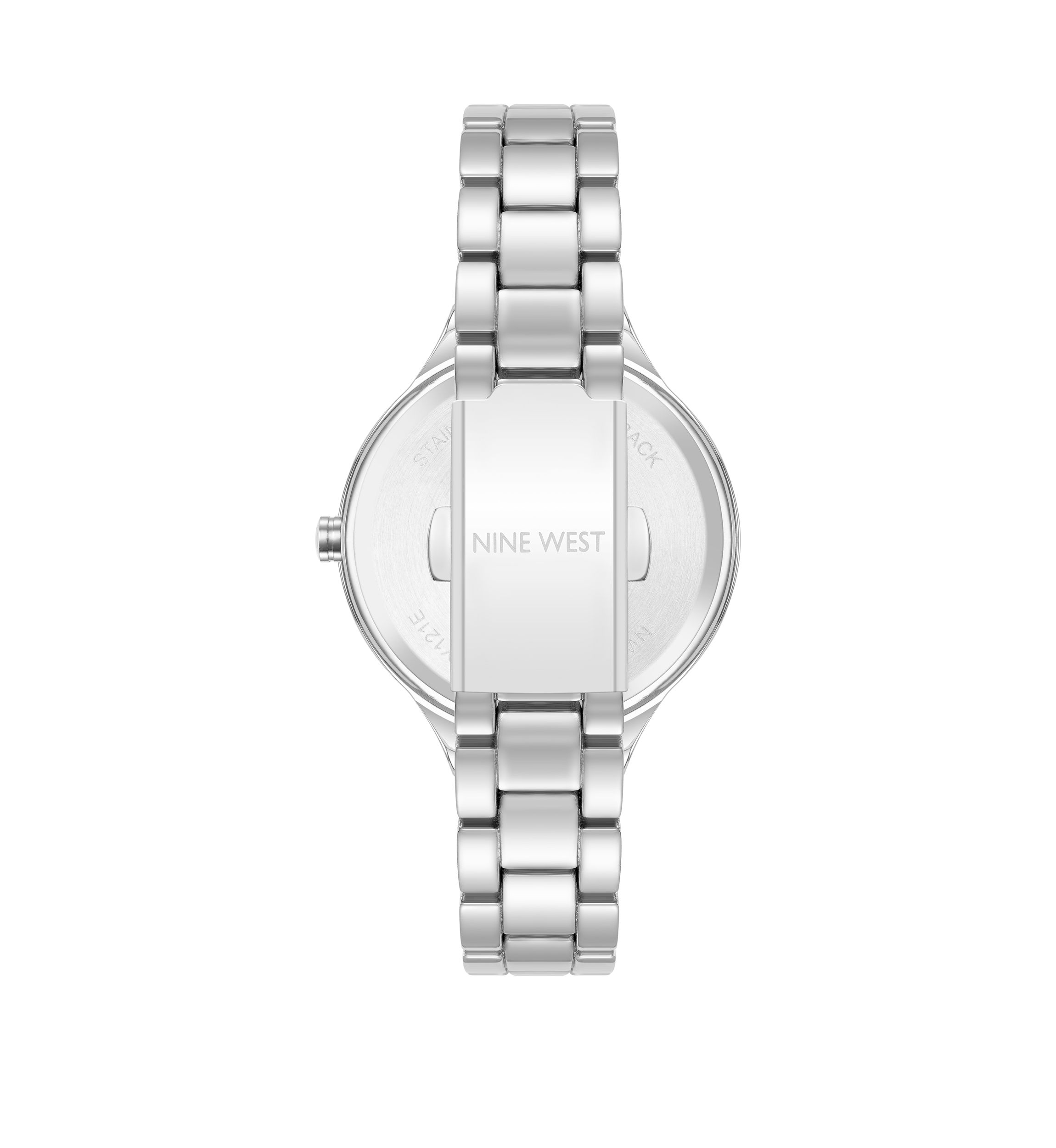 Womens 34 Millimeter Silver-Tone Metal Link Bracelet Watch 