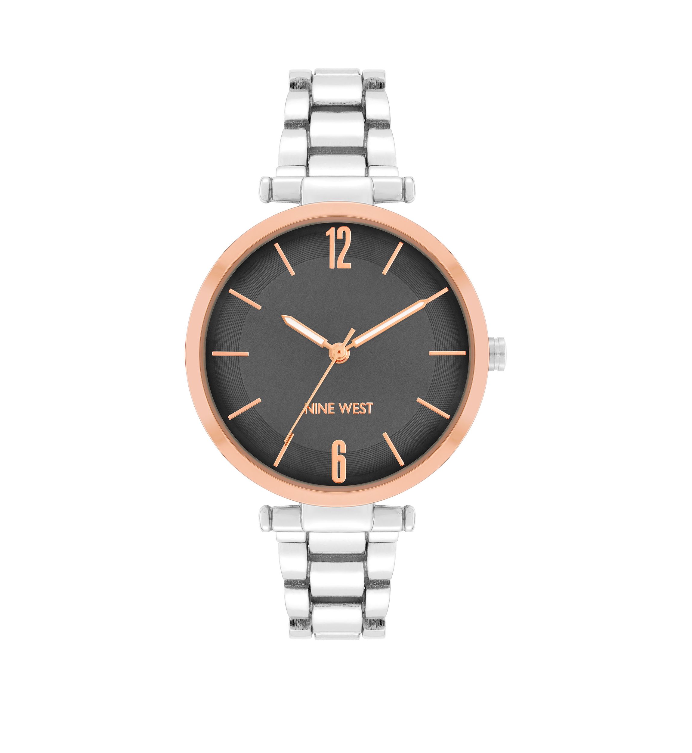 Womens 36 Millimeter Silver-Tone Metal Link Bracelet Watch 