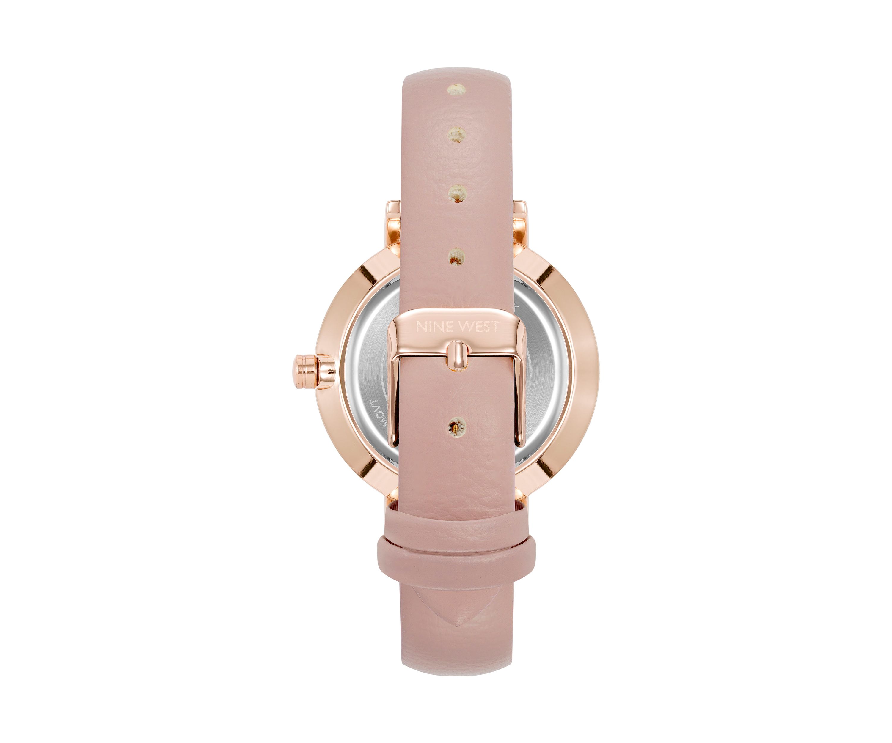 Quartz Modern Polyurethane Leather with Floral Dial Watch