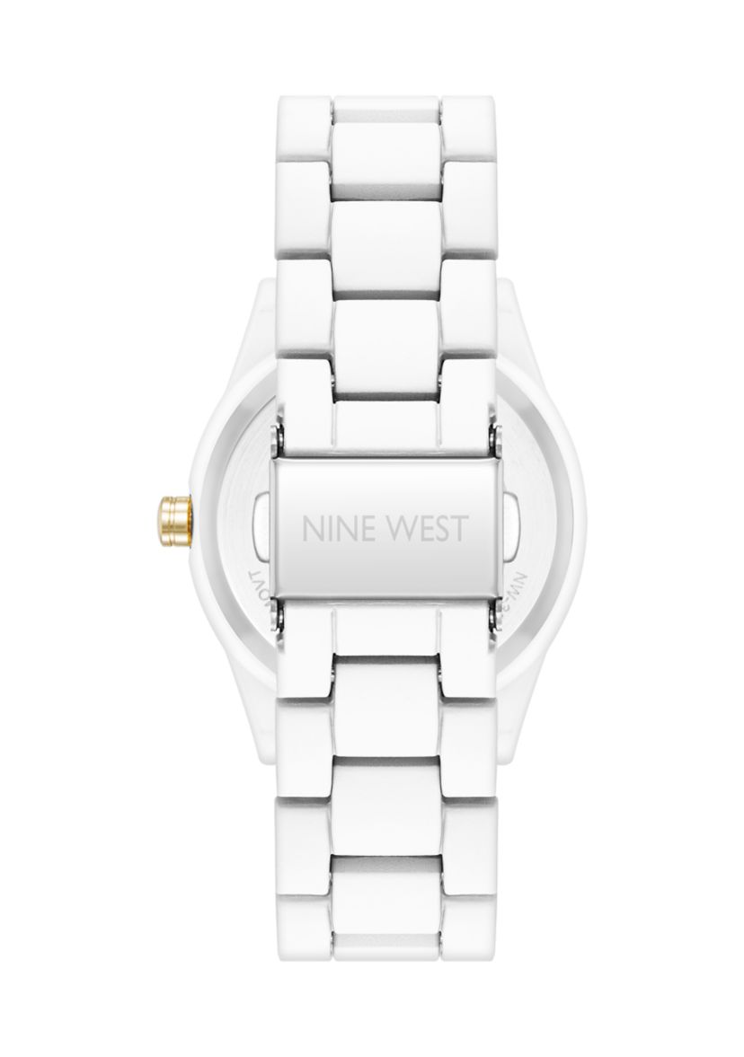 Quartz Casual White Metal Alloy Link Watch
