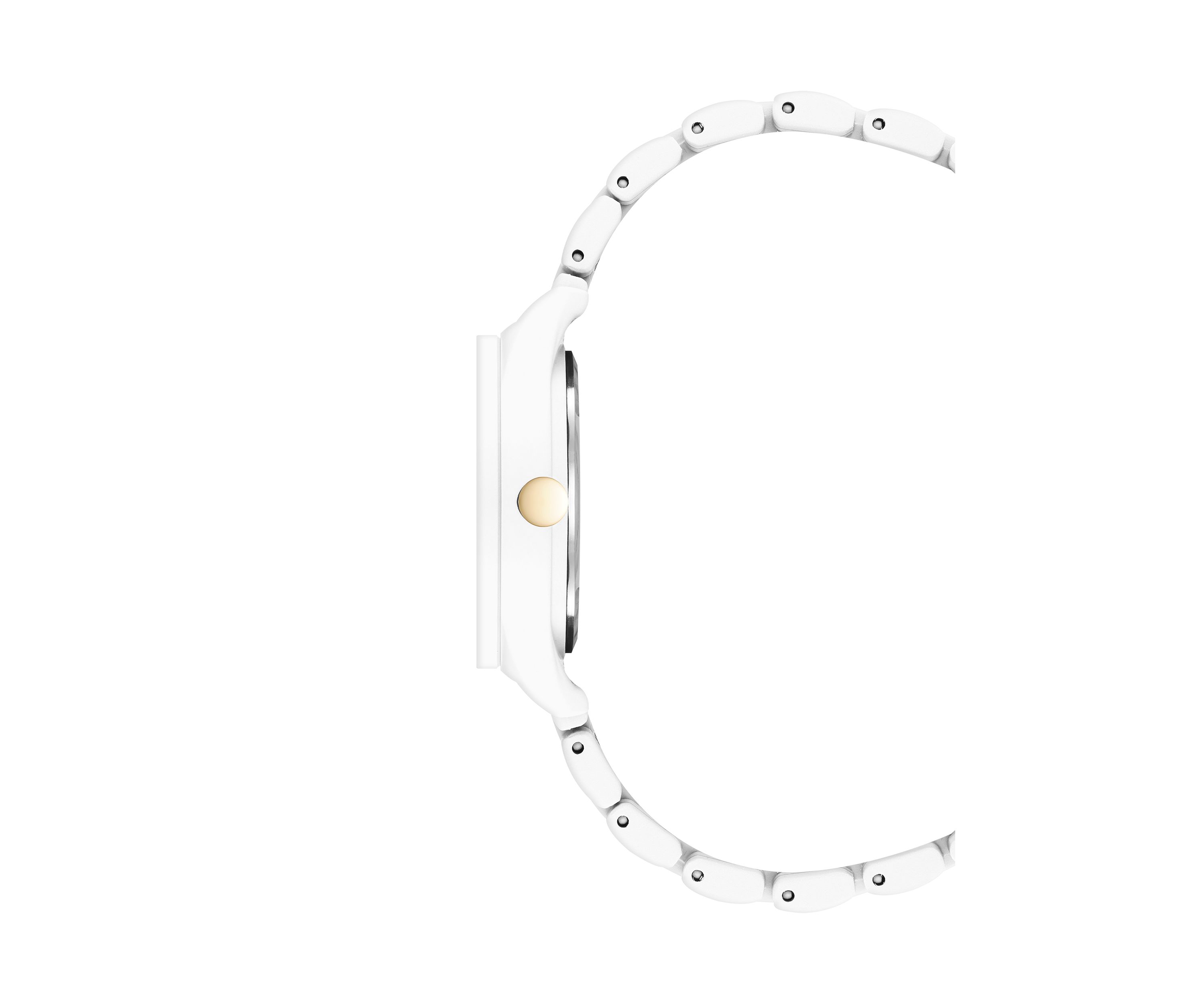 Quartz Casual White Metal Alloy Link Watch