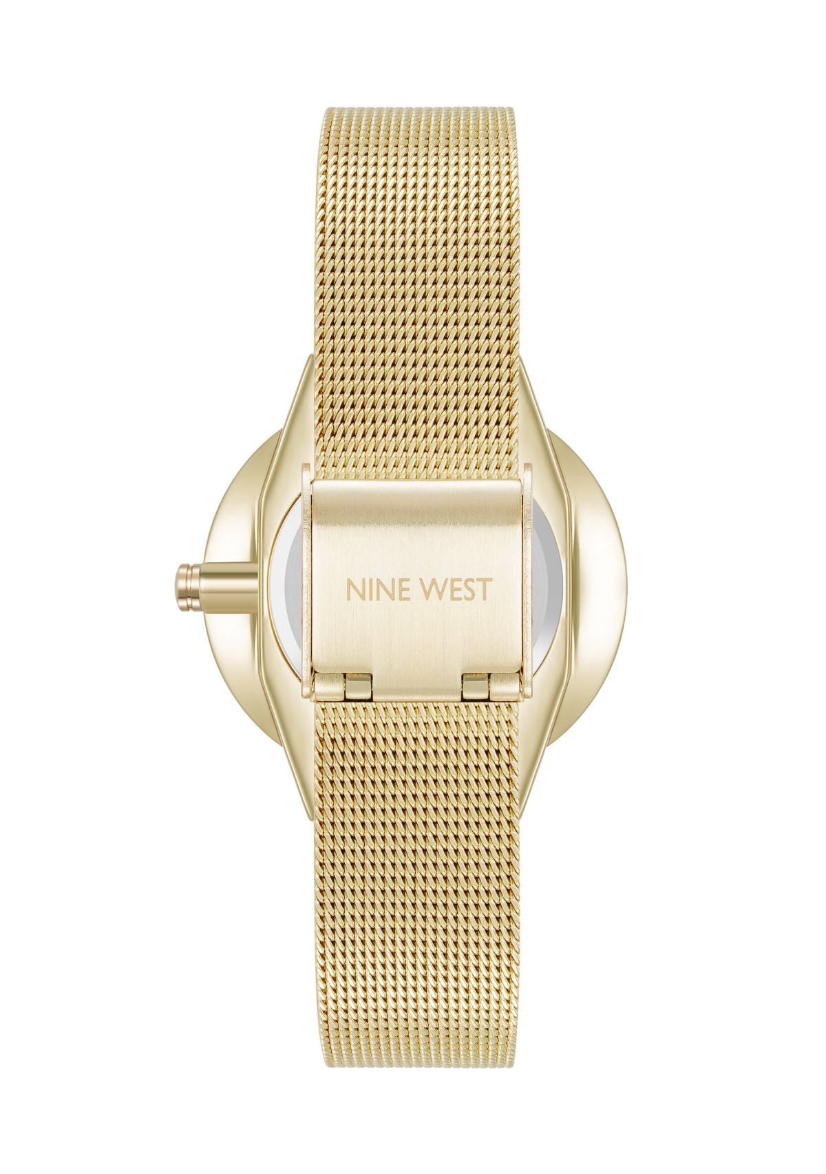 Quartz Gold-Tone Stainless Steel Mesh Bracelet Watch