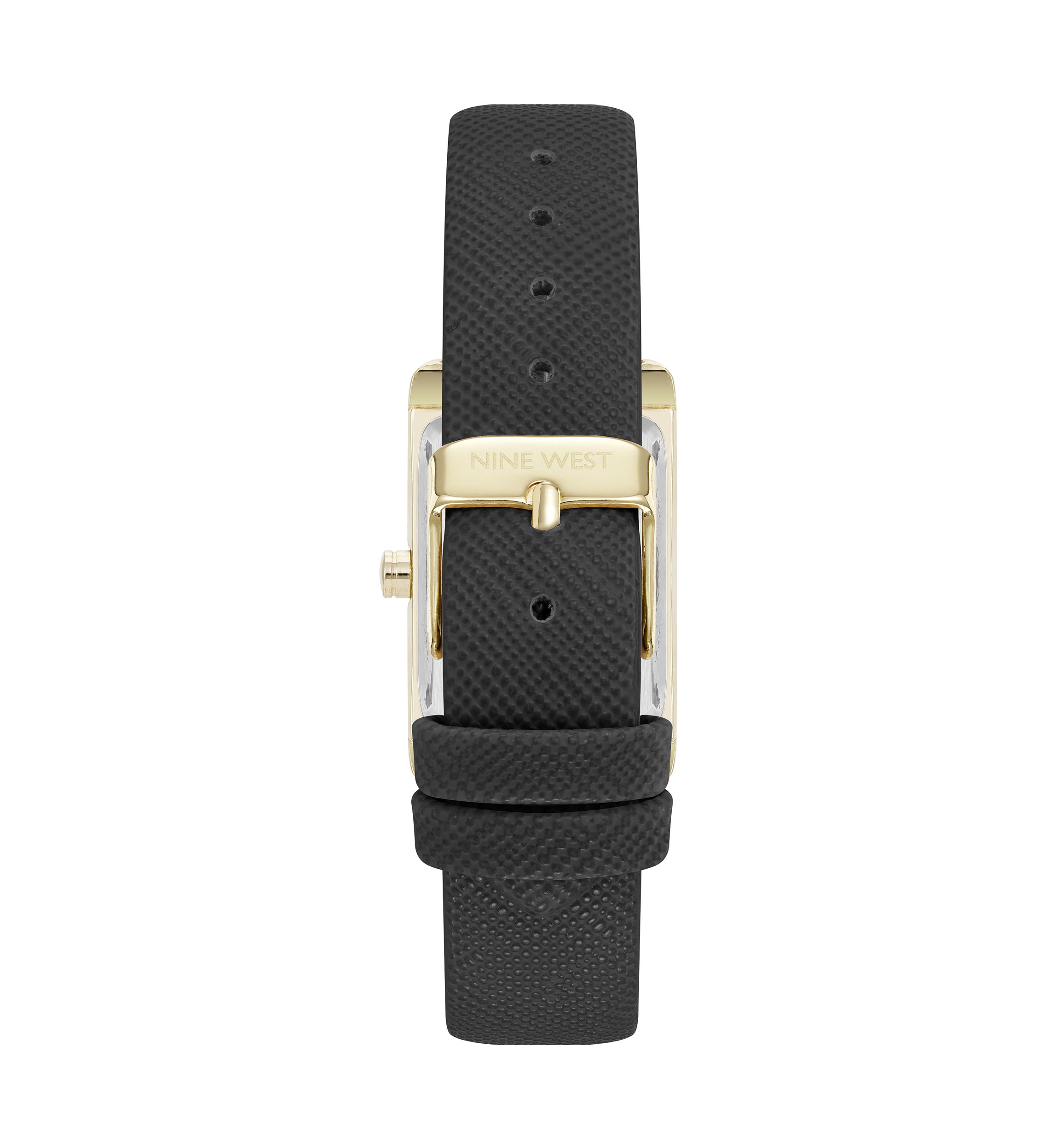 Quartz Rectangular Polyurethane Leather Band Watch