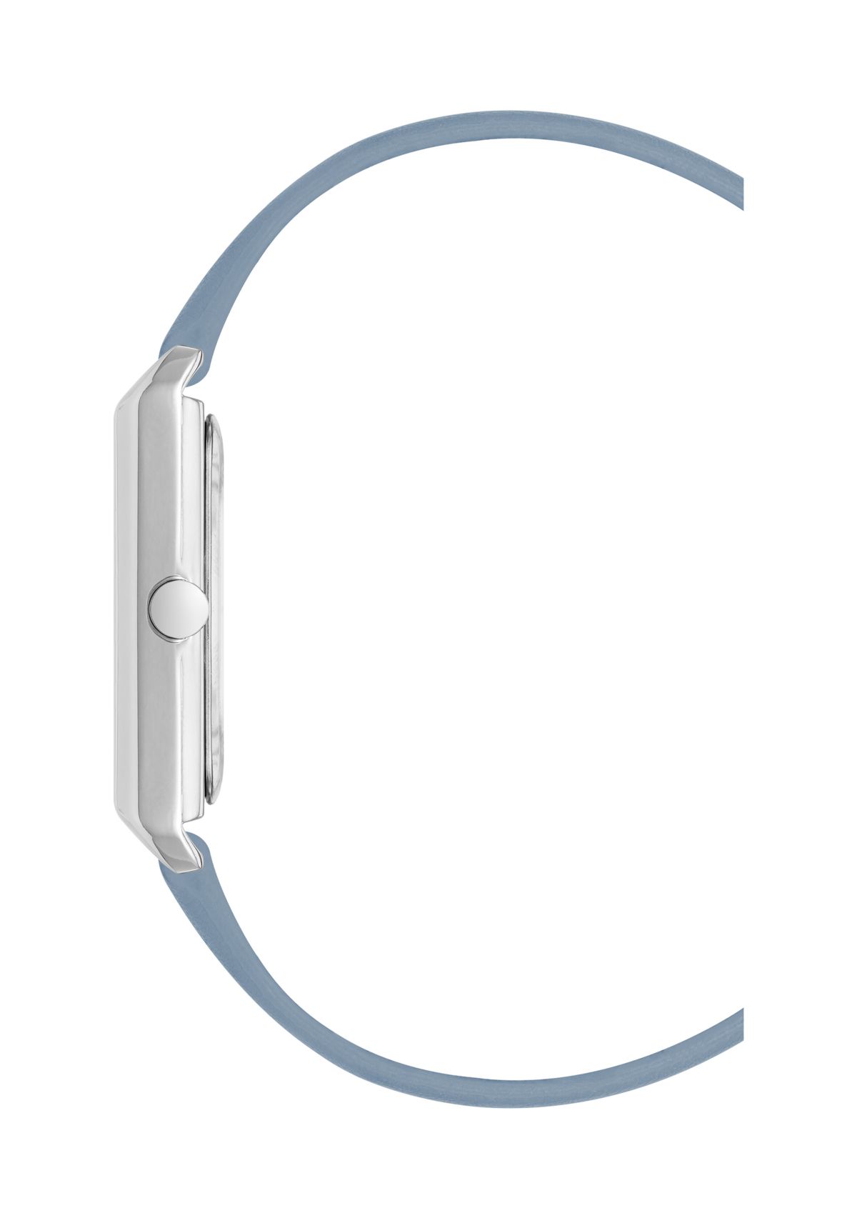 Quartz Rectangular Polyurethane Leather Band Watch