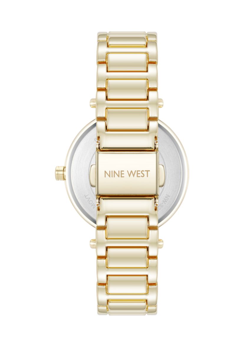 Quartz Metal Alloy Floral Dial Watch